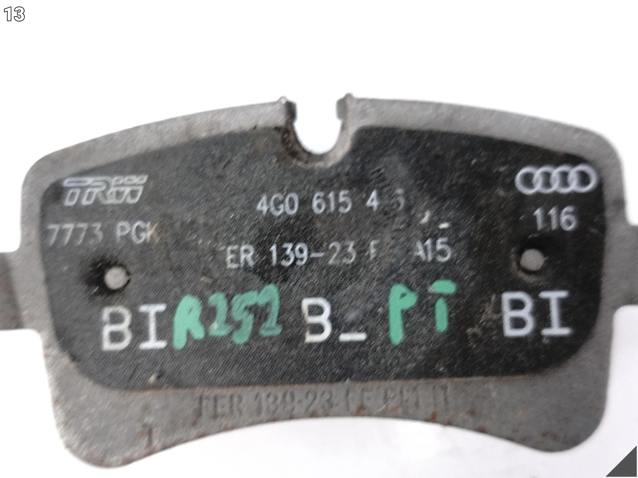 AUDI A7 S7 4G8 A6 4G0 C7 A8 D4 4H0 A5 A4 TARCZE HAMULCOWE + KLOCKI 34KM TYŁ AUDI A7 S7 4G8 A6 4G0 C7 A8 D4 4H0 A5 A4 TARCZE HAMULCOWE + KLOCKI 34KM TYŁ - obrazek 14