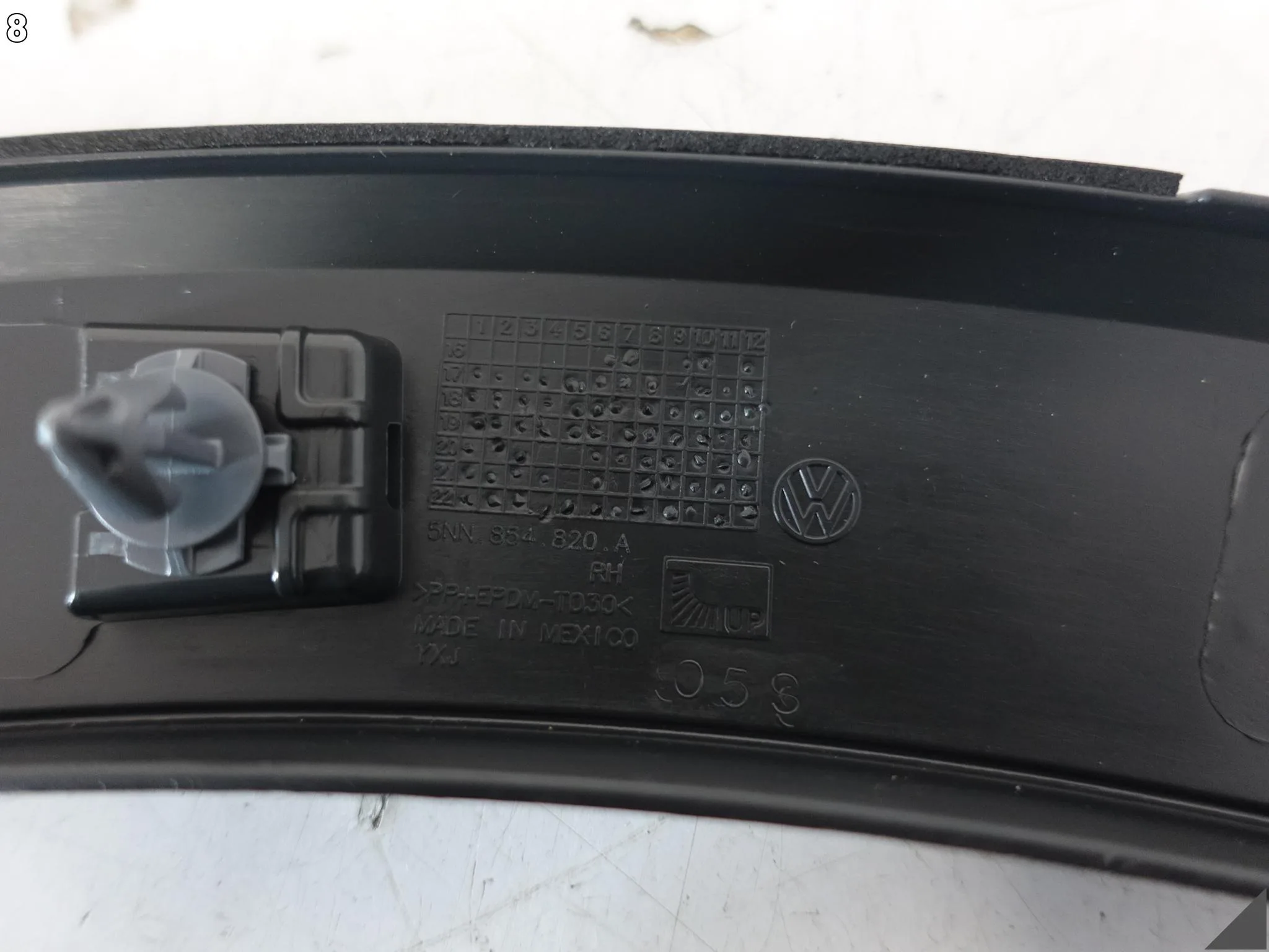 VW TIGUAN II 2 ALLSPACE 5NN 17-24 LISTWA OSŁONA NAKŁADKA BŁOTNIKA TYŁ PRAWA 763e1fa3cf0d8423f6914a7456ec7838