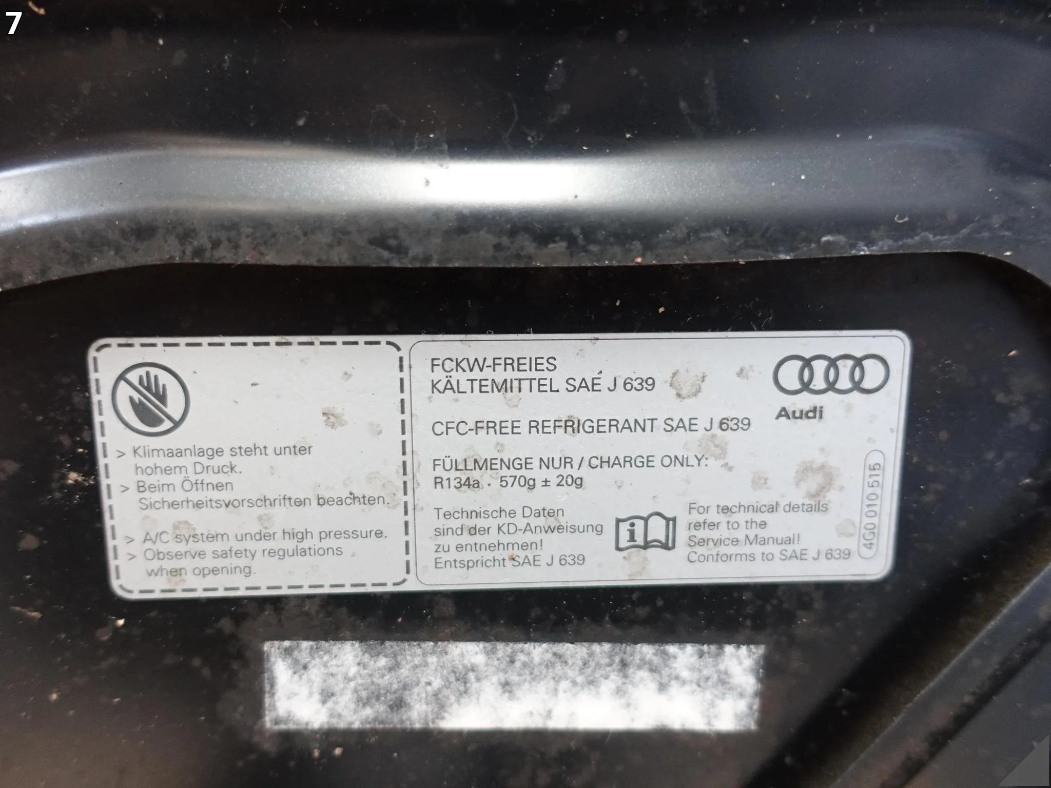 AUDI A7 S7 RS7 4G8 C7 10-18 MASKA POKRYWA KOMPLETNA DEMONTAŻ KOLOR 0E0E 7d0d7e5452f65dfd9575968dc6a30ab7