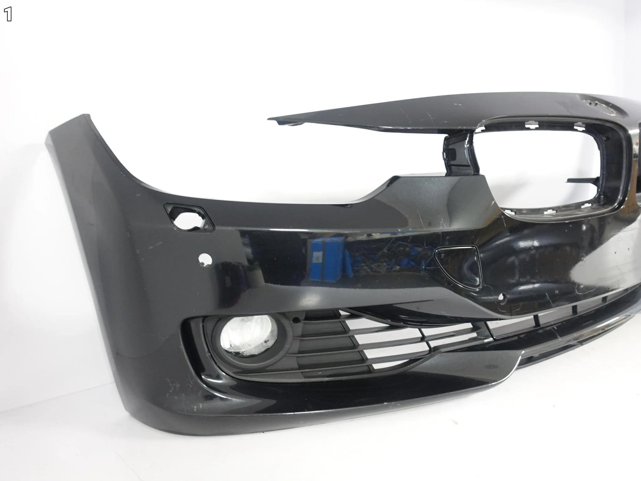 BMW F30 F31 11-15 ZDERZAK BUMPER BASIS HALOGEN KRATKA PRZÓD (SRYSKI/4xPDC) c542933c9ce3e6ada11017e5fba8c142