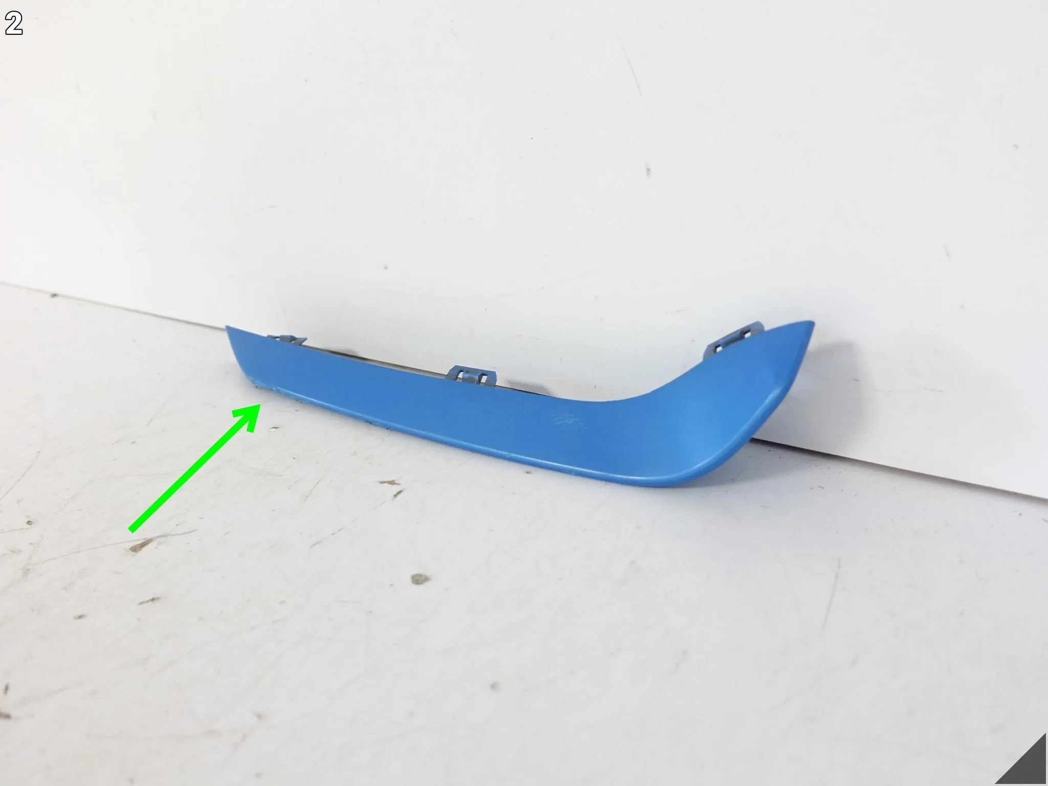 BMW I3 S I3S I01 LIFT 17-22 LISTWA SPOILER NAKŁADKA W ZDERZAK PRZÓD PRAWA 80da5526e330f6a9676461d95b066838