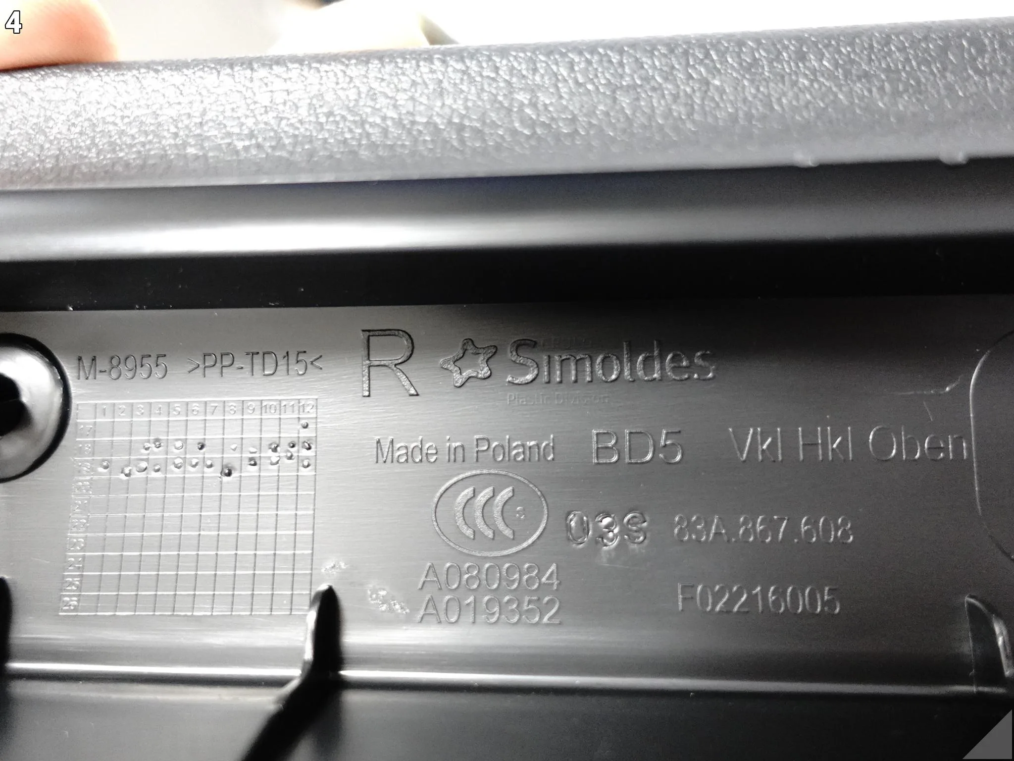 AUDI Q3 83A F3 18-25 LISTWA OSŁONA TAPICERKA KLAPY BAGAŻNIKA PRAWA TYŁ 4PK c0641da0d52ede90d5f247e1e566c204