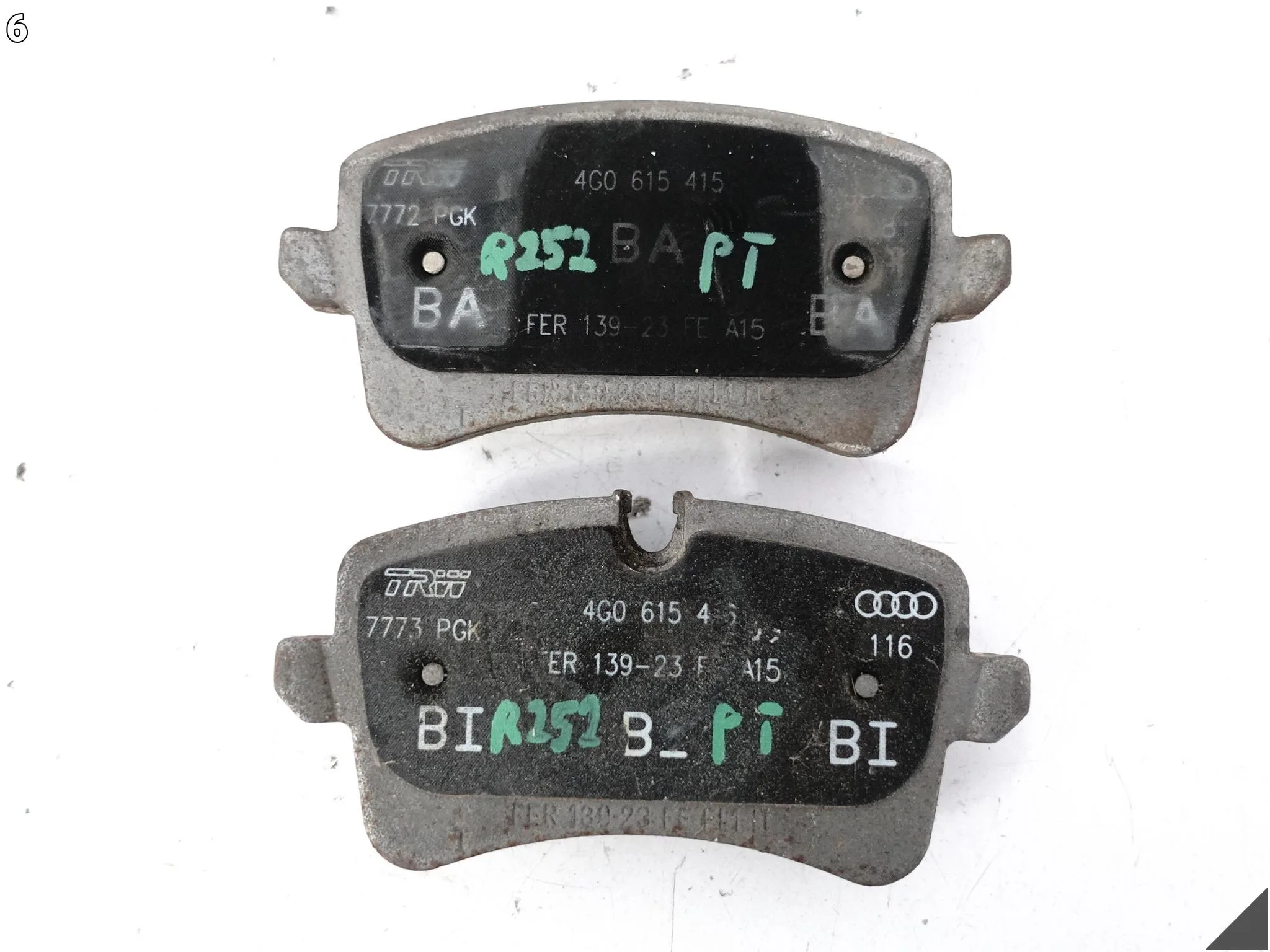 AUDI A7 S7 4G8 A6 4G0 C7 A8 D4 4H0 A5 A4 TARCZE HAMULCOWE + KLOCKI 34KM TYŁ AUDI A7 S7 4G8 A6 4G0 C7 A8 D4 4H0 A5 A4 TARCZE HAMULCOWE + KLOCKI 34KM TYŁ - obrazek 7