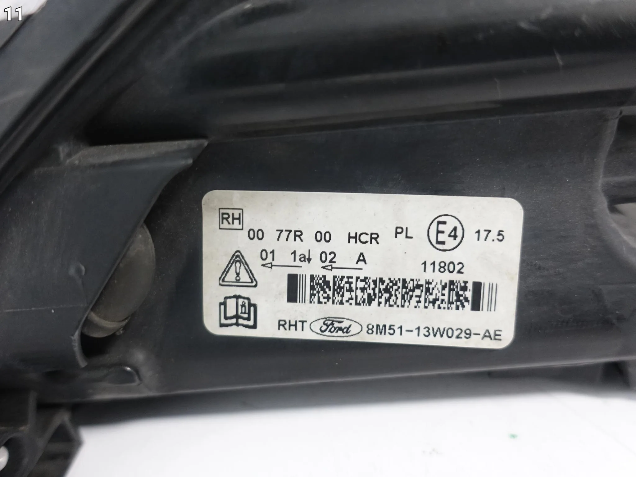 FORD FOCUS MK2 II LIFT 07-11 LAMPA ZWYKŁA HALOGEN PRAWA PRZÓD EUROPA 64543a064a6aeca8683e2b72d293dc50
