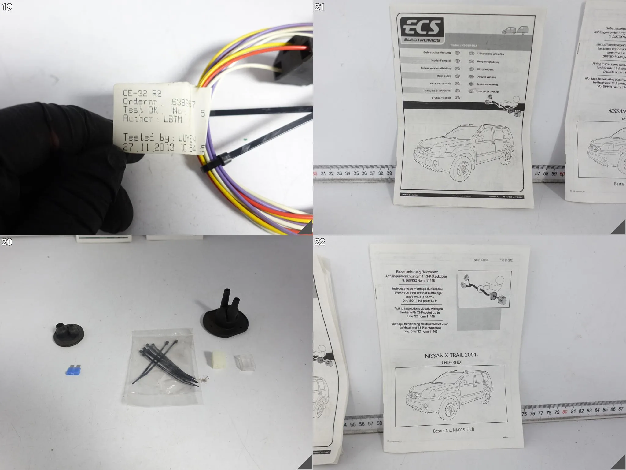NISSAN X-TRAIL XTRAIL I 1 T30 00-07 WIĄZKA PRZEWÓD INSTALACJA HAKA 13 PIN NISSAN X-TRAIL XTRAIL I 1 T30 00-07 WIĄZKA PRZEWÓD INSTALACJA HAKA 13 PIN - obrazek 14
