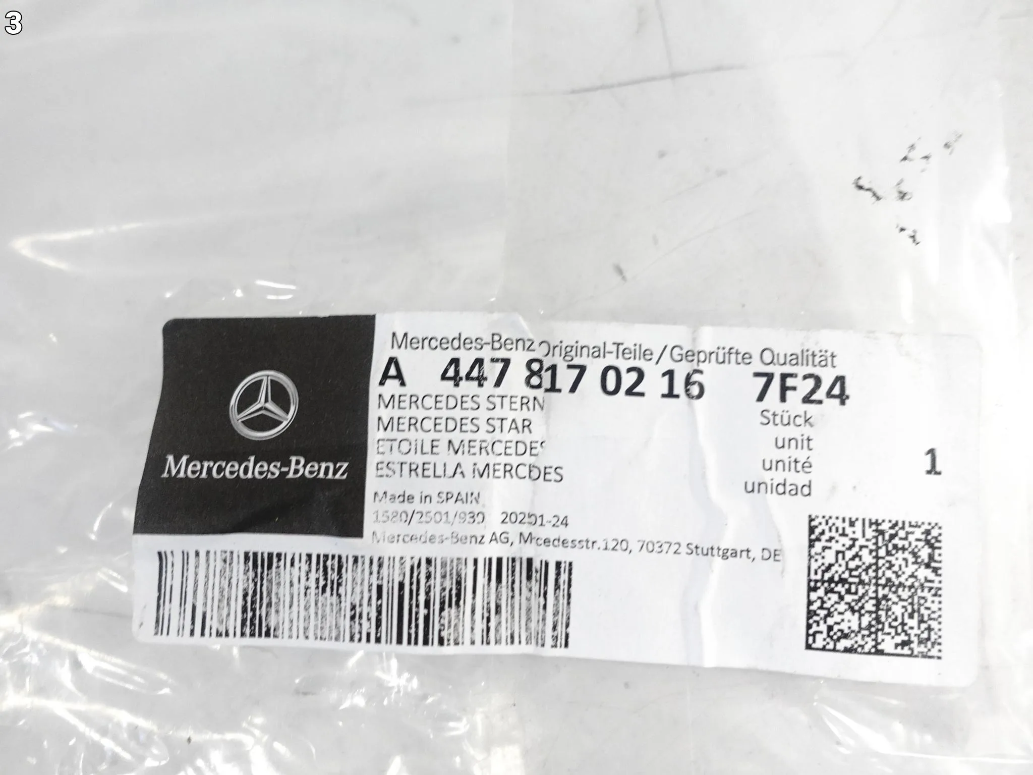 MERCEDES VITO V-KLASA W447 G-KLASA W463 ZNACZEK EMBLEMAT LOGO TYŁ CHROM ORG b4477ade9704153976bb7932bc1888b3