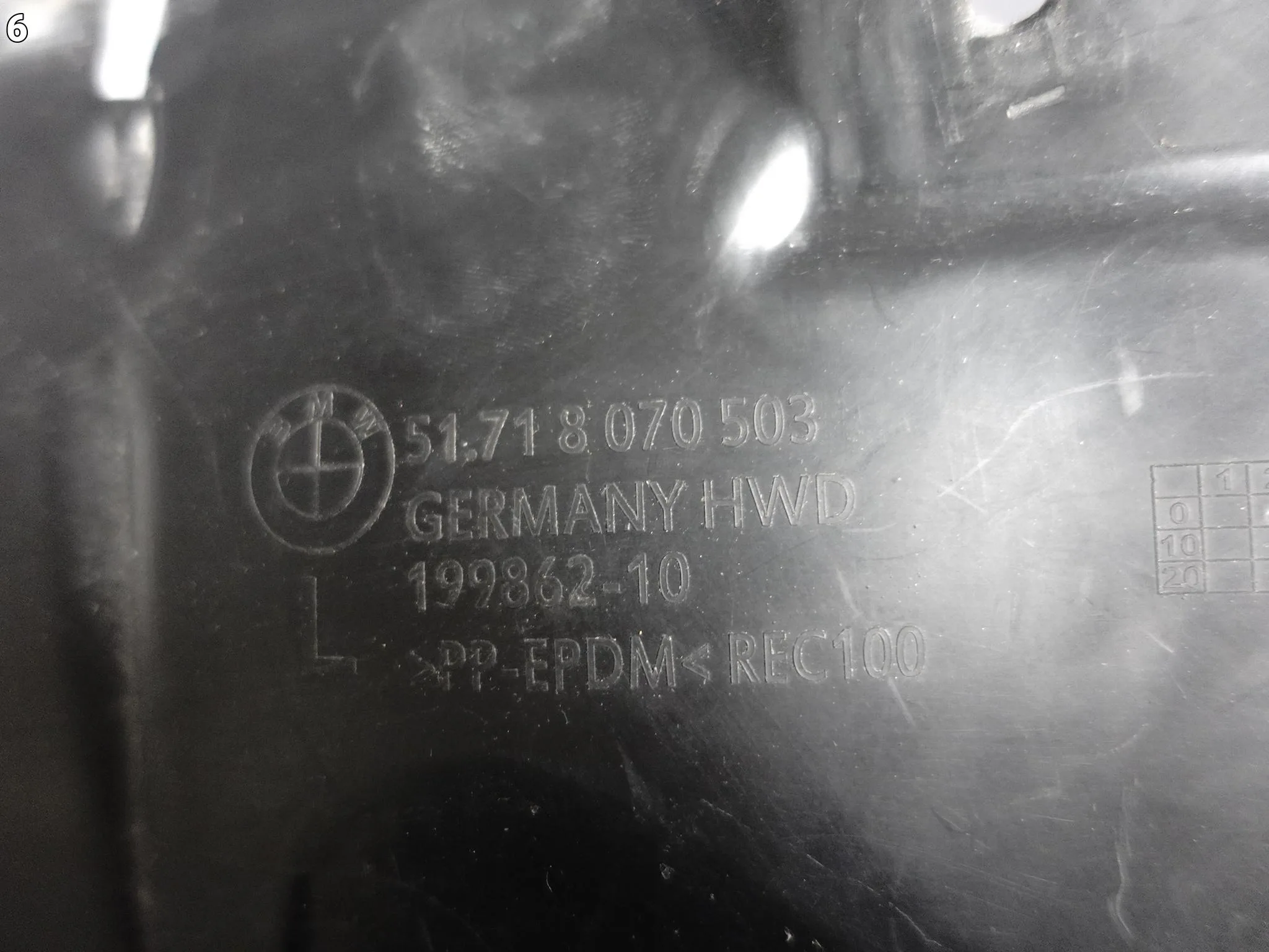 BMW M3 G80 G81 M4 G82 G83 20- NADKOLE OSŁONA LEWE PRZÓD PRZEDNIA CZĘŚĆ ORG 72676bfbd97ee5d545104fae3bb7d747