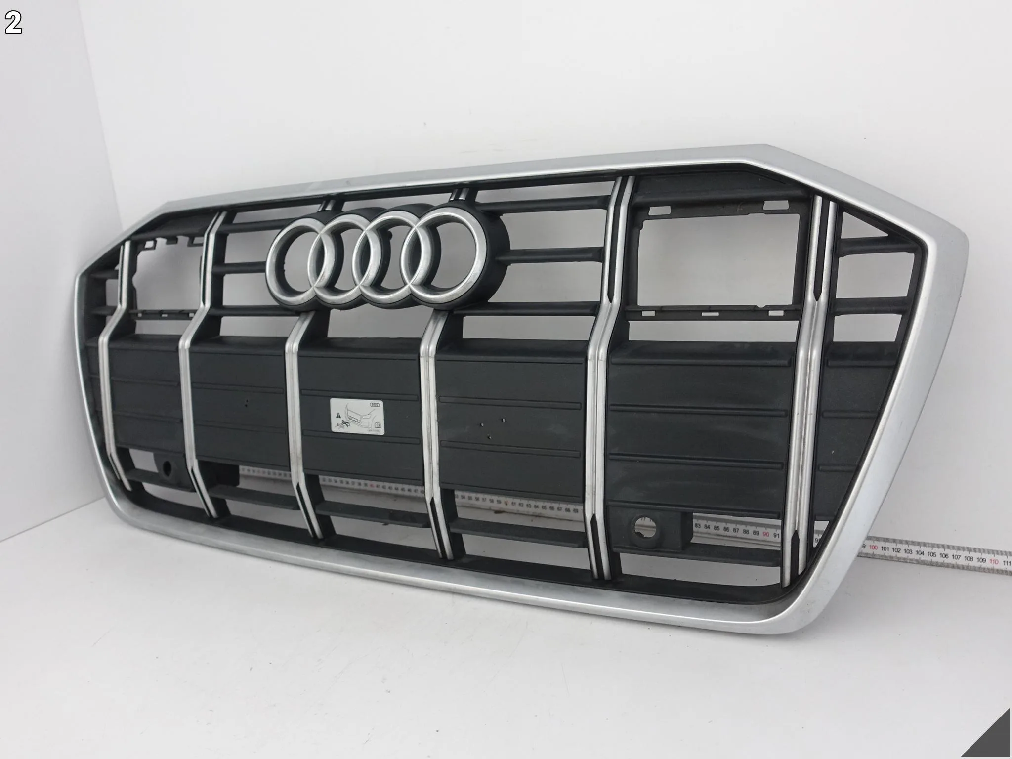 AUDI A6 ALLROAD C8 4K0 18- ZDERZAK GRILL ATRAPA PRZÓD MX3 SATYNA (NA RADAR) 5d6f5f96816ff14a428ed4cd9c1ea46f