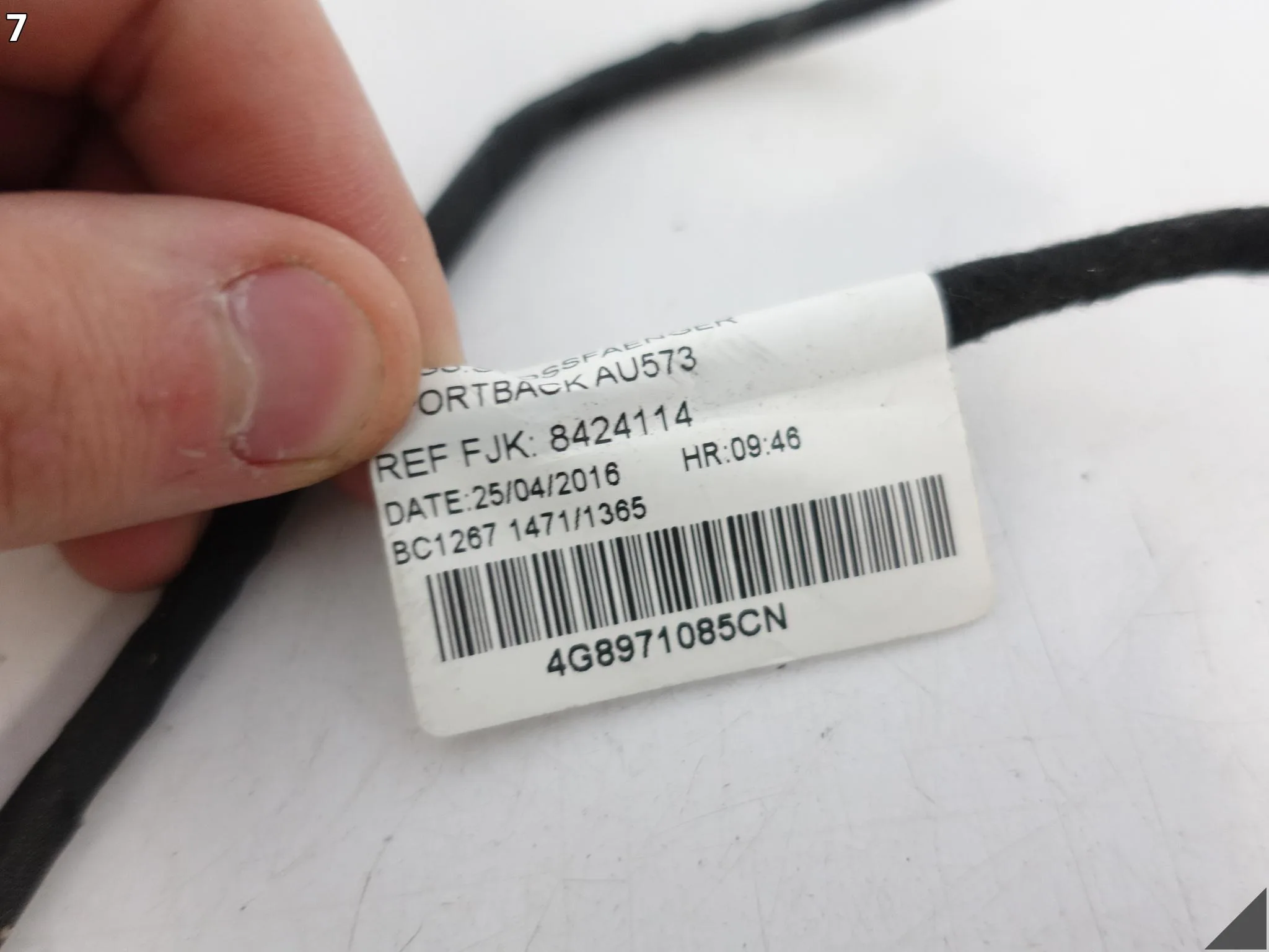 AUDI A7 4G8 C7 10-18 INSTALACJA CZUJNIKI PARKOWANIA ZDERZAK TYŁ 4xPDC AUDI A7 4G8 C7 10-18 INSTALACJA CZUJNIKI PARKOWANIA ZDERZAK TYŁ 4xPDC - obrazek 8