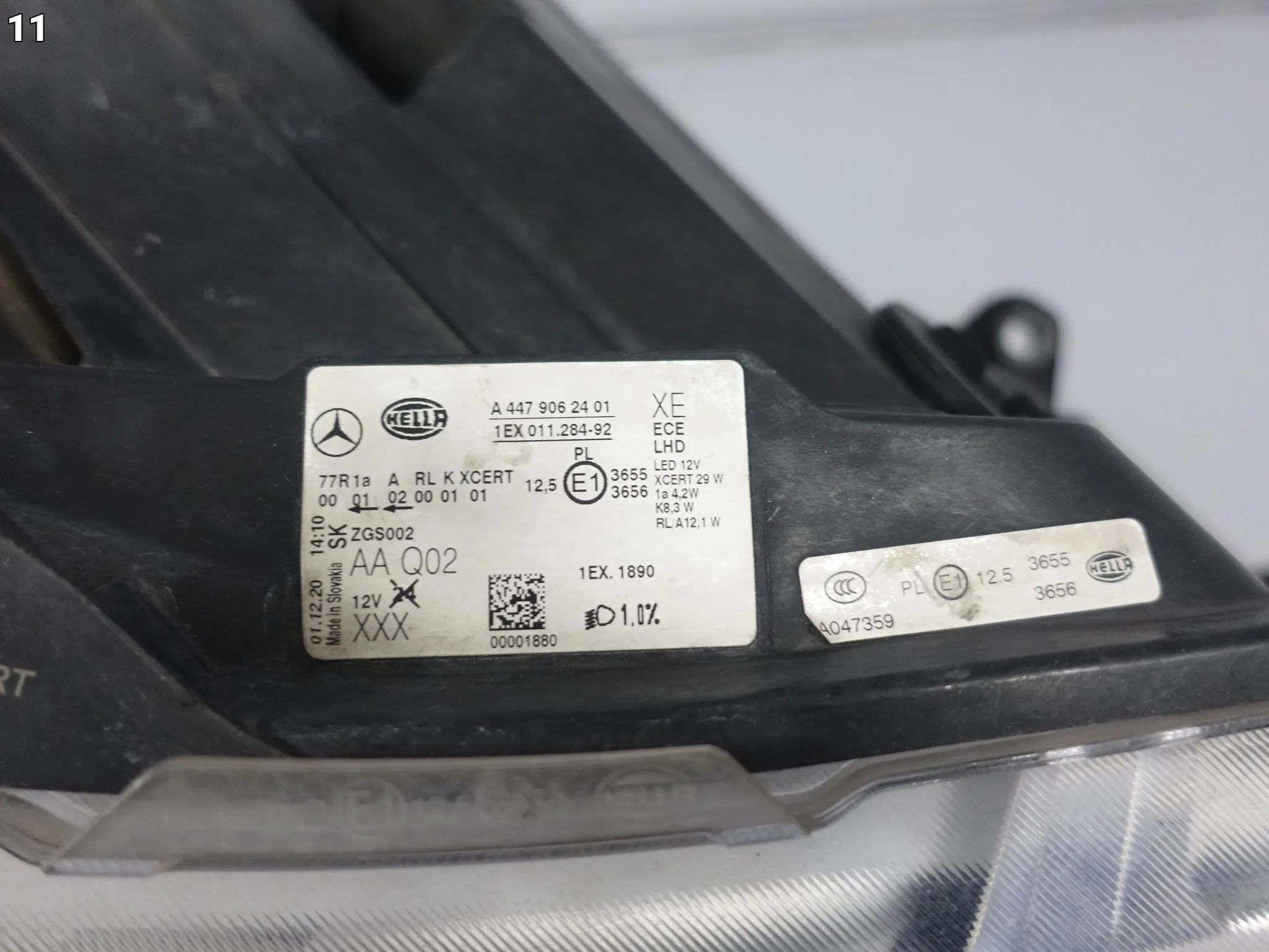 MERCEDES V-KLASA W447 VITO LIFT MOPF 19-24 FULL LED ILS PRAWA LAMPA EU 11ea5607074f73d410c78330eb2ad37b