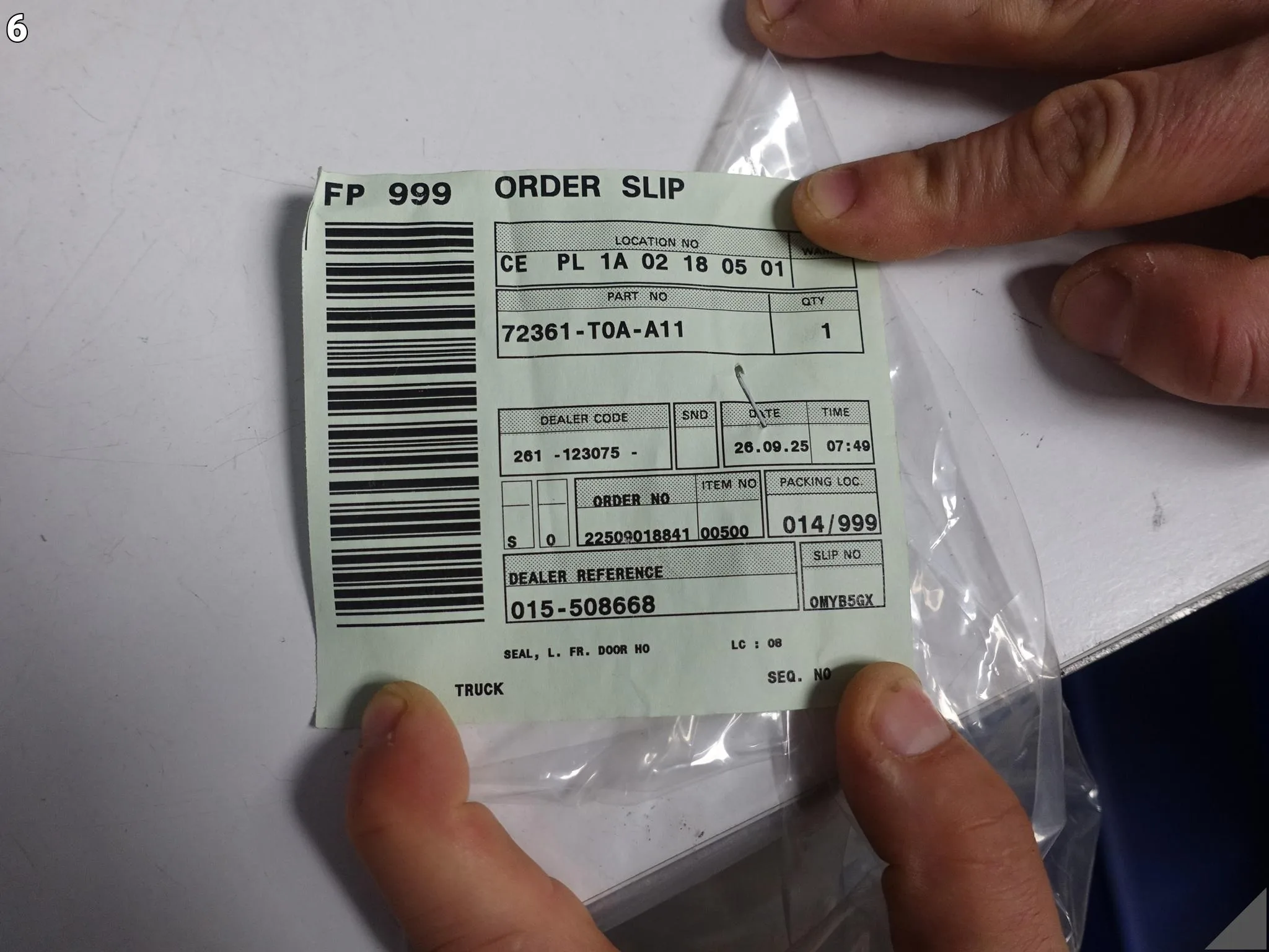 HONDA CR-V CRV IV 4 12-18 USZCZELKA WYGŁUSZENIE MATA DRZWI PRZÓD LEWY 55595134acfb350f47d8db44d95f04ee