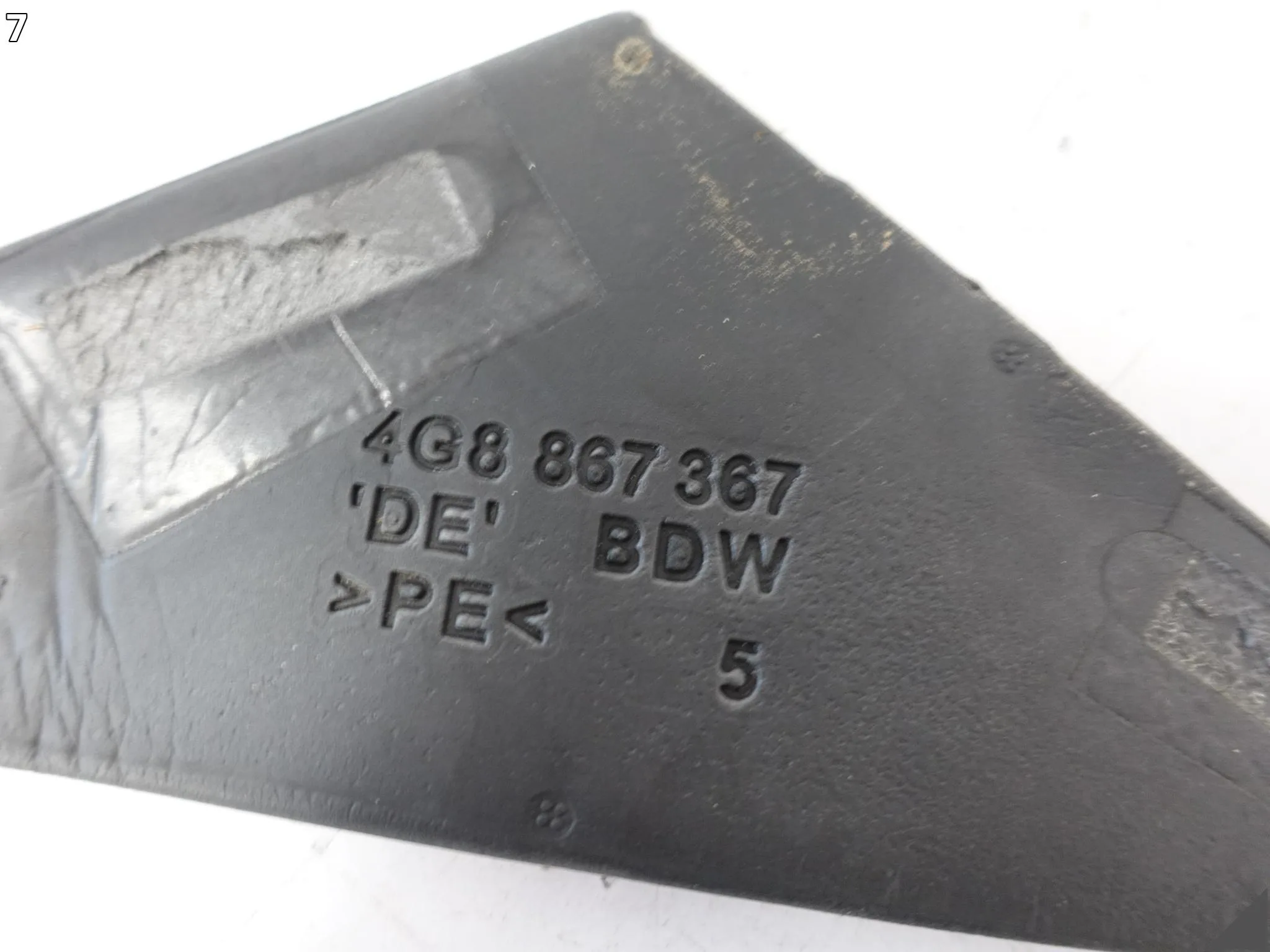 AUDI A7 S7 RS7 4G8 C7 10-18 NAROŻNIK LISTWA OSŁONA DRZWI LEWY PRZÓD 005682bee3d493cf0e29d06d3c47d864