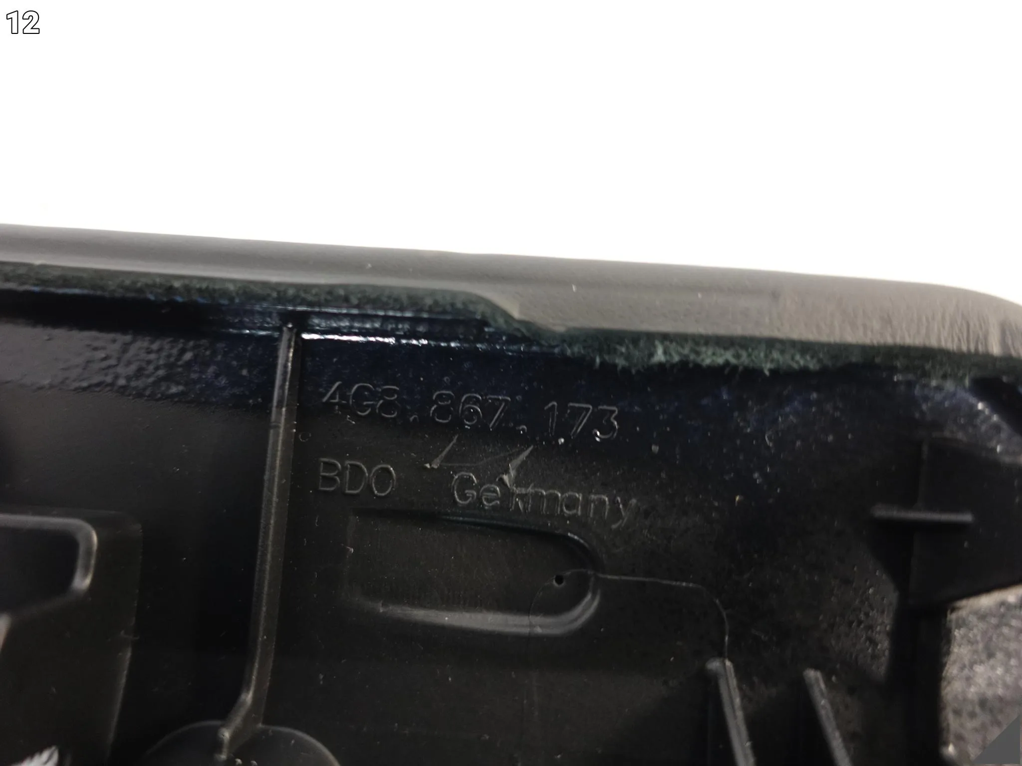 AUDI A7 S7 RS7 4G8 C7 10-18 PODŁOKIETNIK UCHWYT SKÓRA DRZWI LEWY PRZÓD SOUL 818ec1d6b3109fe90146fdd72e98ffad