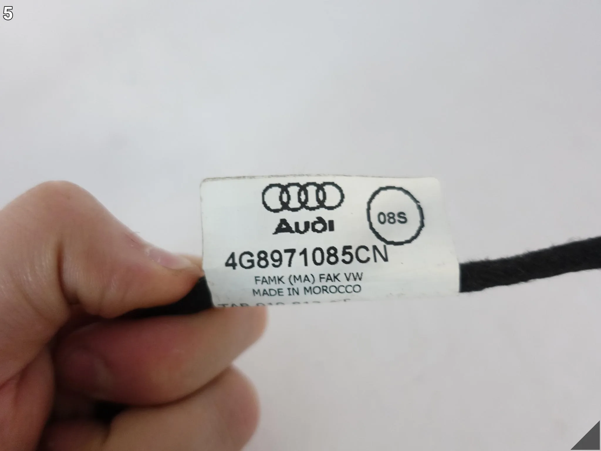 AUDI A7 4G8 C7 10-18 INSTALACJA CZUJNIKI PARKOWANIA ZDERZAK TYŁ 4xPDC AUDI A7 4G8 C7 10-18 INSTALACJA CZUJNIKI PARKOWANIA ZDERZAK TYŁ 4xPDC - obrazek 6