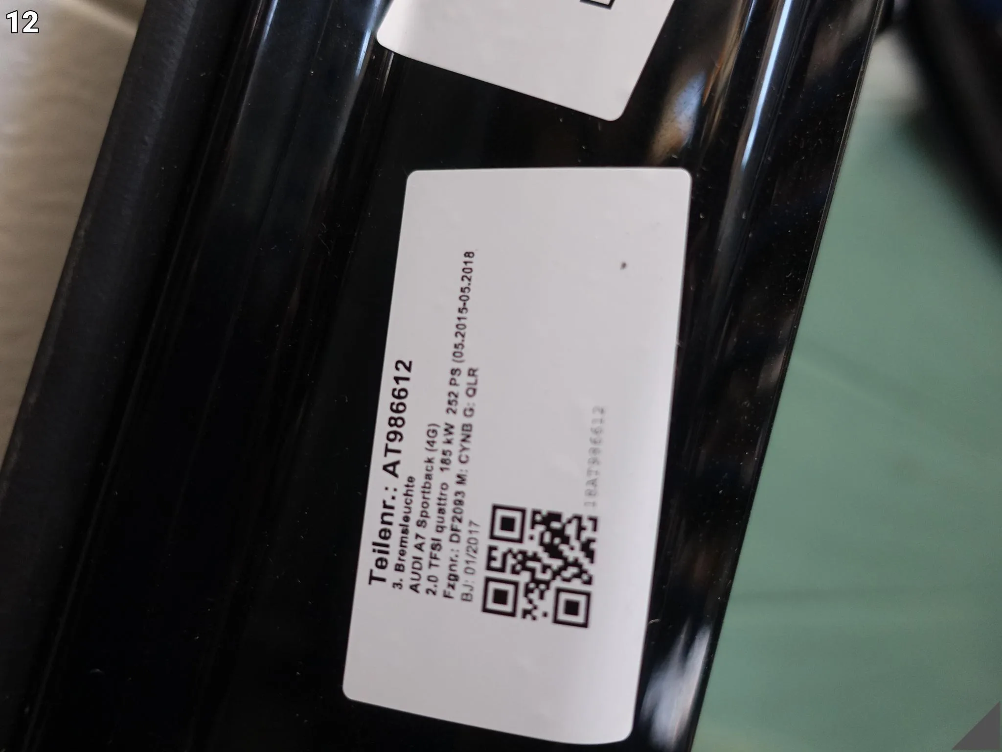 AUDI A7 S7 RS7 4G8 C7 10-18 KLAPA POKRYWA BAGAŻNIKA SZYBA KOLOR 0E0E 04420c66cdd71764a70a2c7cf898b22d