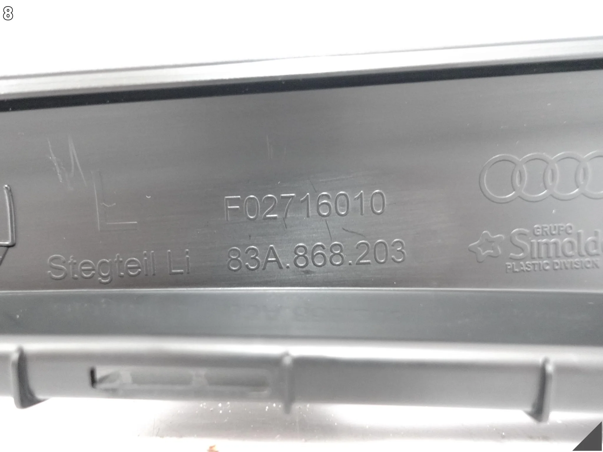 AUDI Q3 83A F3 18-25 OSŁONA LISTWA POSZYCIE SŁUPEK A PRZÓD LEWA 4PK e910d4b18938be594be7a98bed602bc3