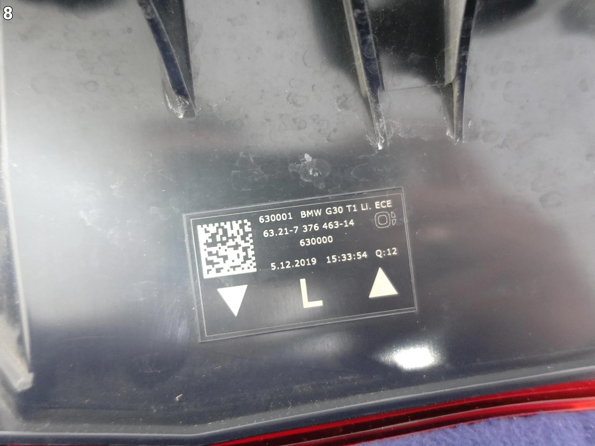 BMW 5 G30 SEDAN M5 F90 17-20 LAMPA LED LEWA TYŁ EUROPA 43163c61417ff4af53d96d39de53a8fb