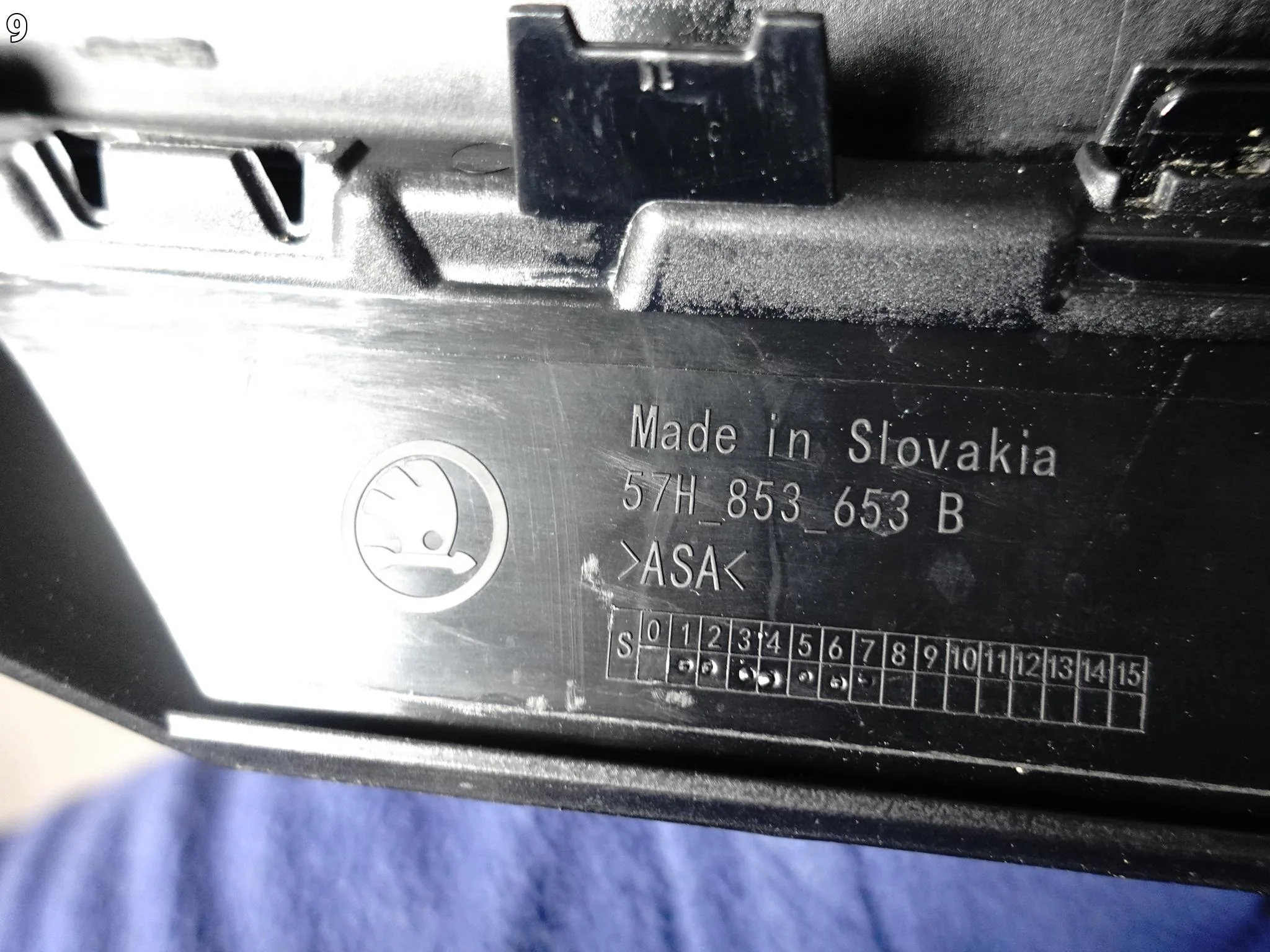 SKODA KODIAQ II 2 57H 24- GRILL ATRAPA KRATKA W ZDERZAK PRZÓD BLACK bbff0899fae63852c6fff599181594a5