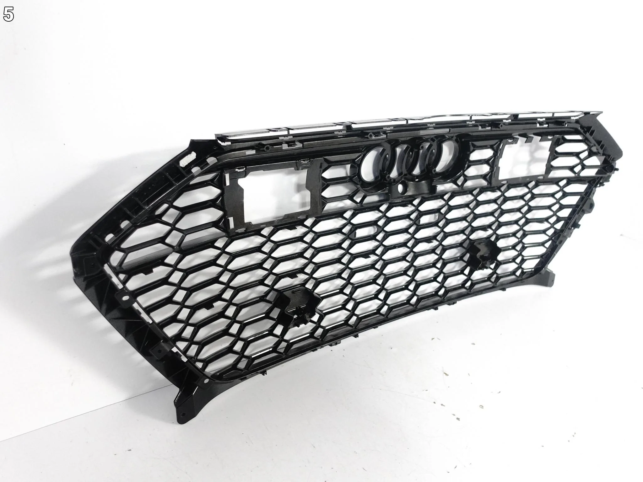 AUDI RS7 4K8 RS6 4K0 C8 20- GRILL ATRAPA KRATKA W ZDERZAK PRZÓD BLACK NIGHT b29bfe676440a64cdea6cf43849919ed