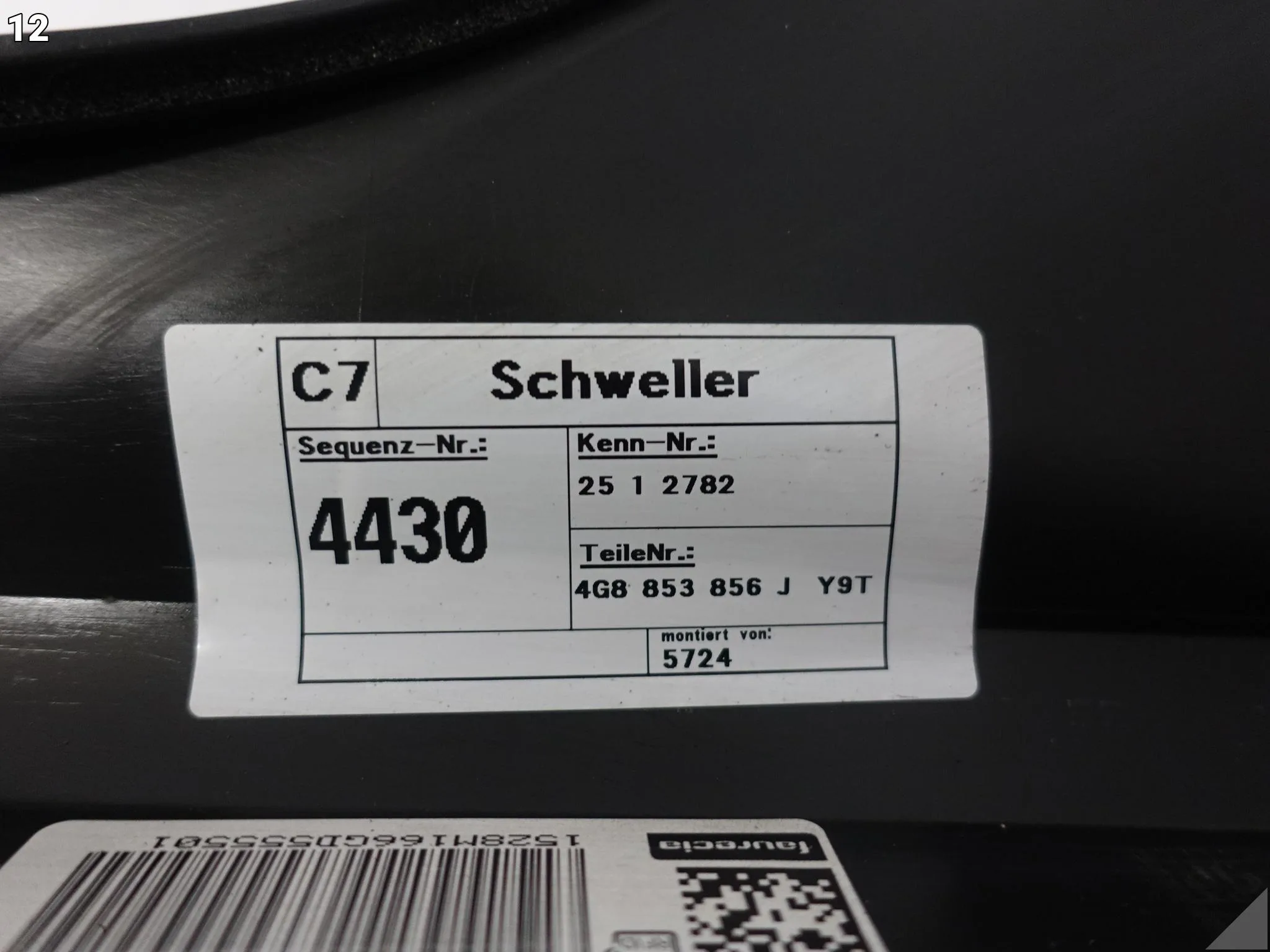 AUDI A7 4G8 C7 LIFT 14-18 BASIS ZWYKŁY PRÓG LISTWA PROGOWA PRAWA KOLOR 0E0E feaee7c4b17b330adf4132a6ec4a6d86