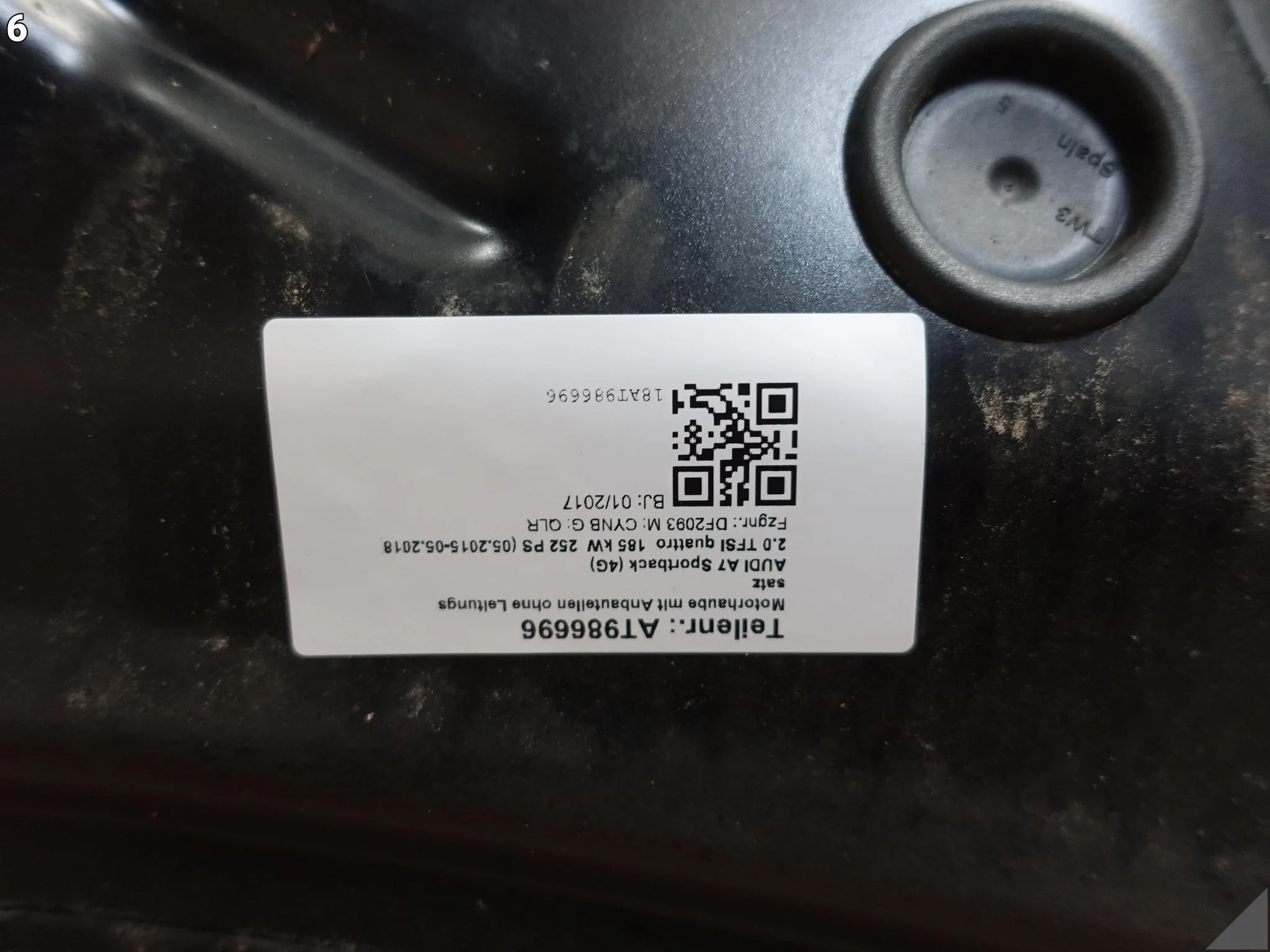 AUDI A7 S7 RS7 4G8 C7 10-18 MASKA POKRYWA KOMPLETNA DEMONTAŻ KOLOR 0E0E 7bbb6908c8c0e14501e73e02f0f3dcc9