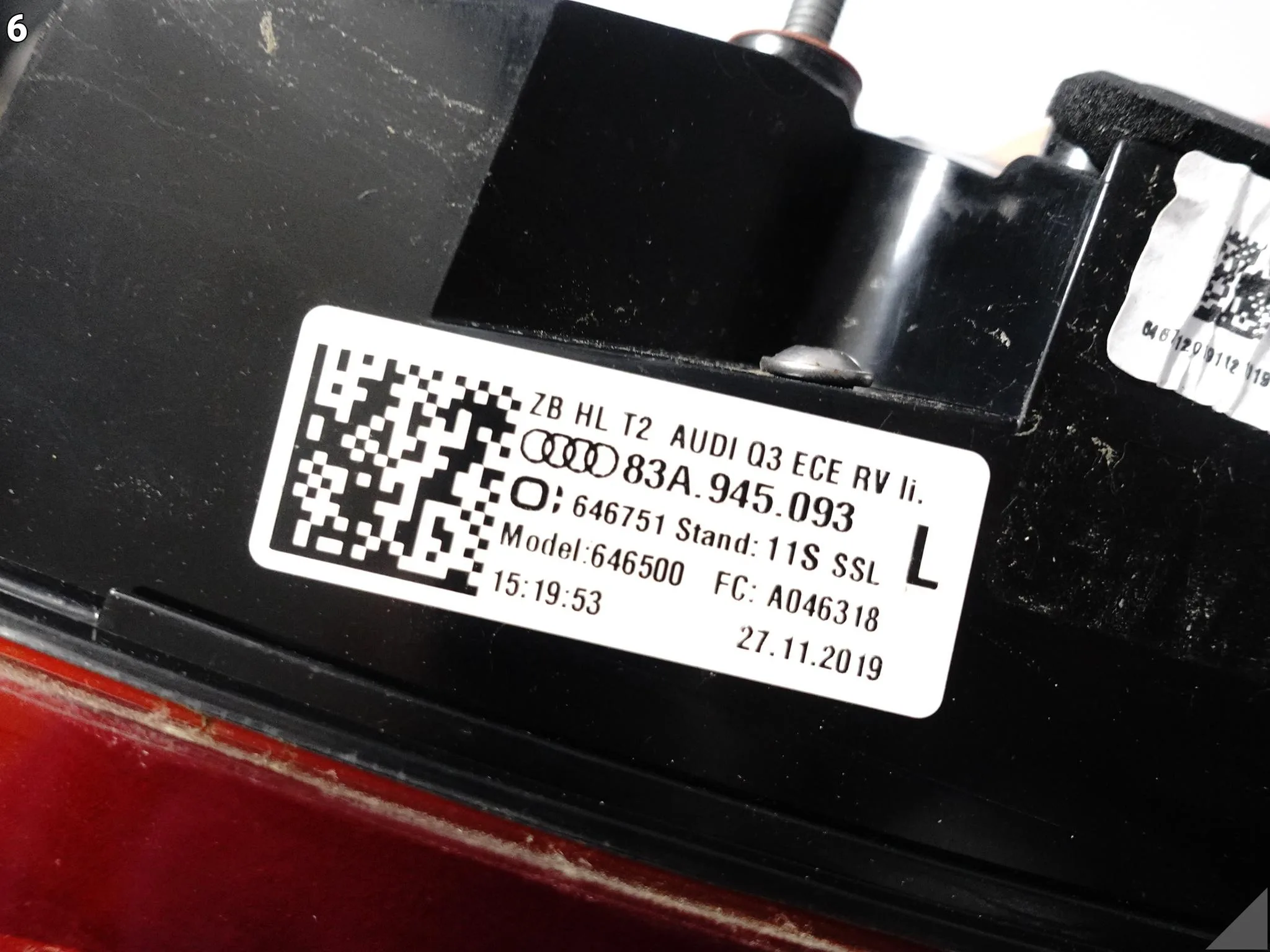 AUDI Q3 83A F3 18-25 LAMPA LED W KLAPĘ BAGAŻNIKA LEWA TYŁ EUROPA 24KM 7a159cf152a6aac6d6475ee5b3f0073f