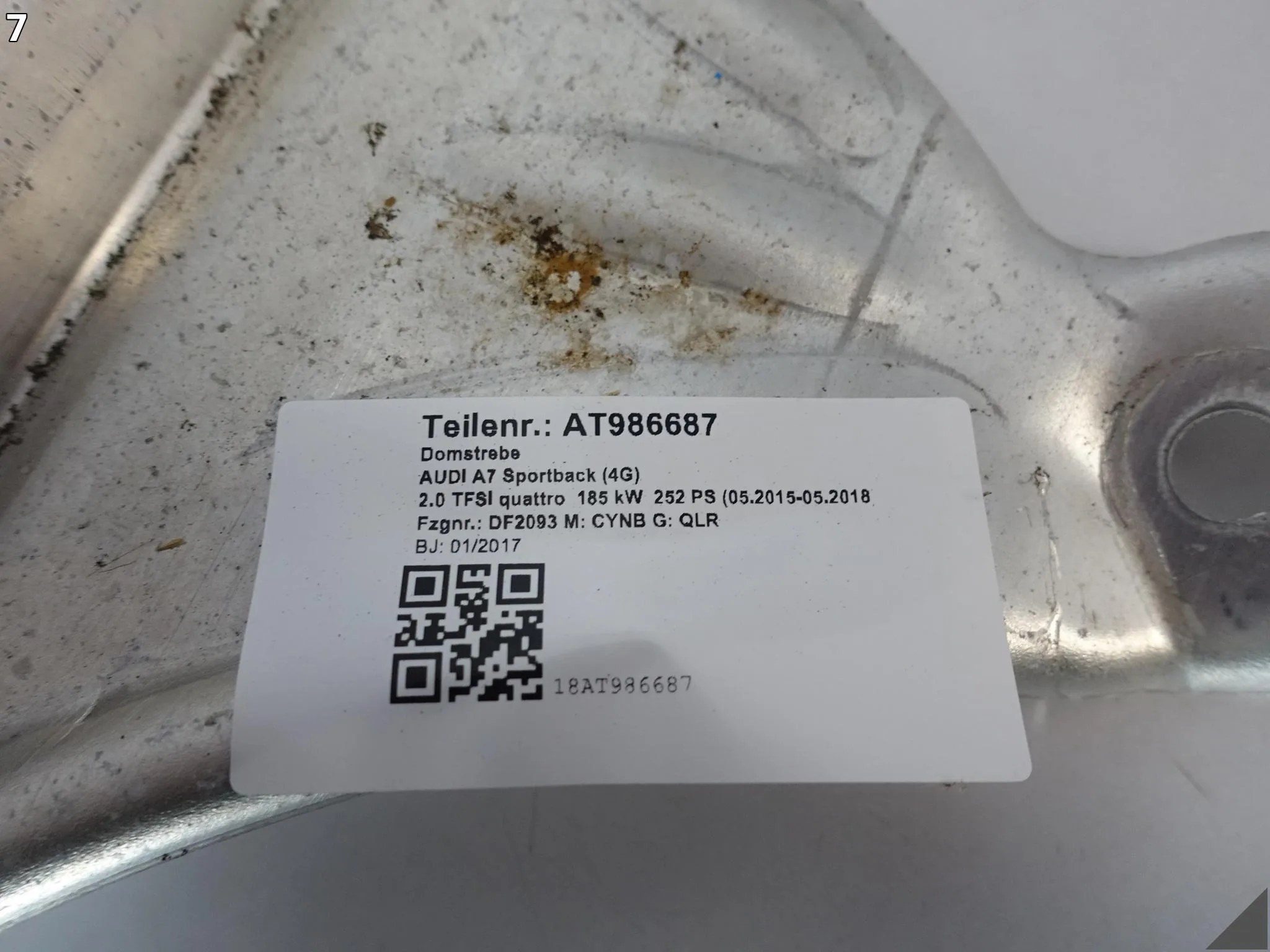 AUDI A7 S7 RS7 4G8 A6 S6 RS6 4G0 C7 10-18 WSPORNIK ROZPÓRKA KIELICHÓW PRZÓD AUDI A7 S7 RS7 4G8 A6 S6 RS6 4G0 C7 10-18 WSPORNIK ROZPÓRKA KIELICHÓW PRZÓD - obrazek 8