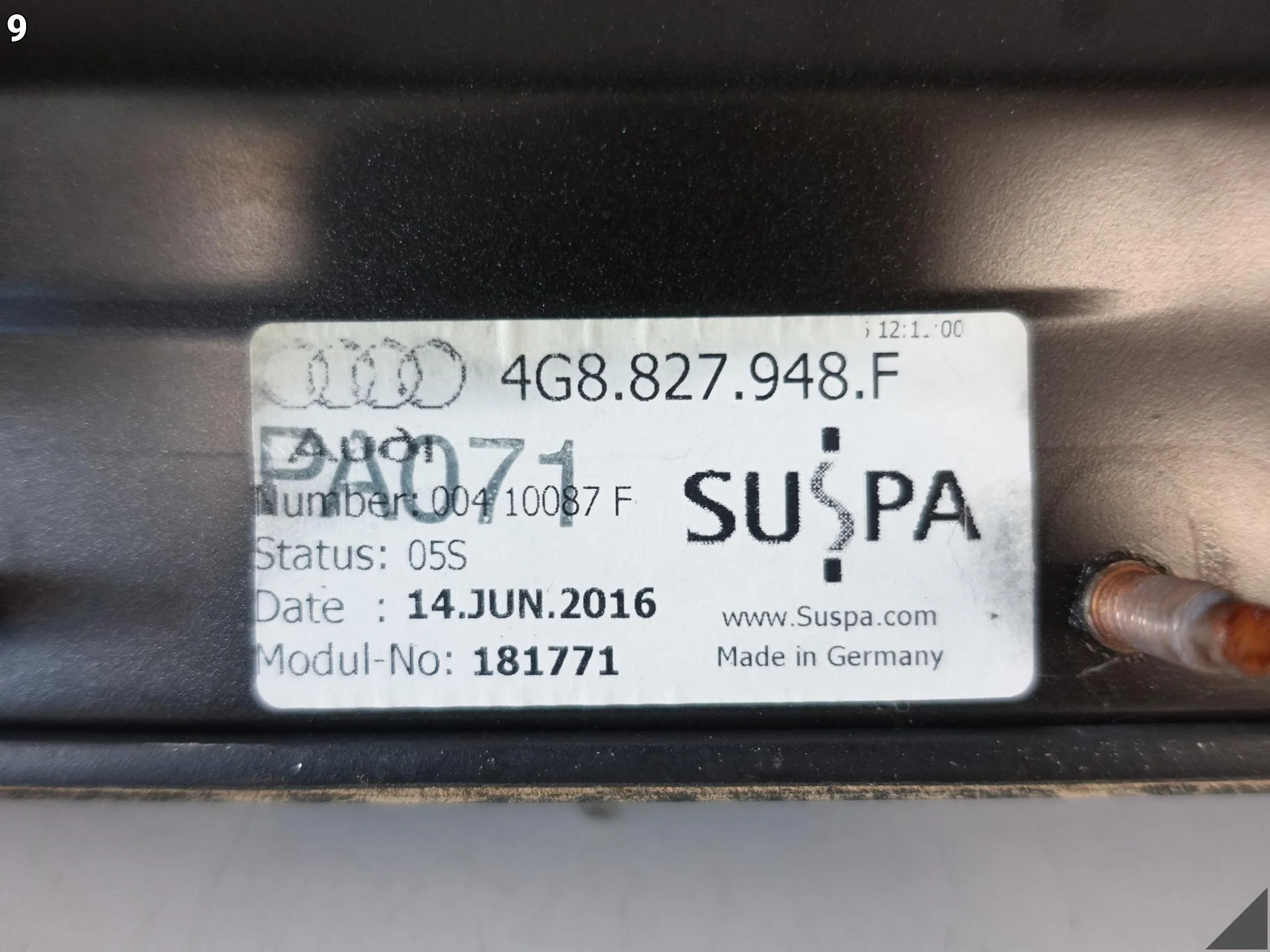 AUDI A7 S7 RS7 4G8 C7 10-18 SPOILER LOTKA KLAPY TYŁ + SILNIK KOLOR 0E0E e2228914903950ba3a702d47f00bee7b