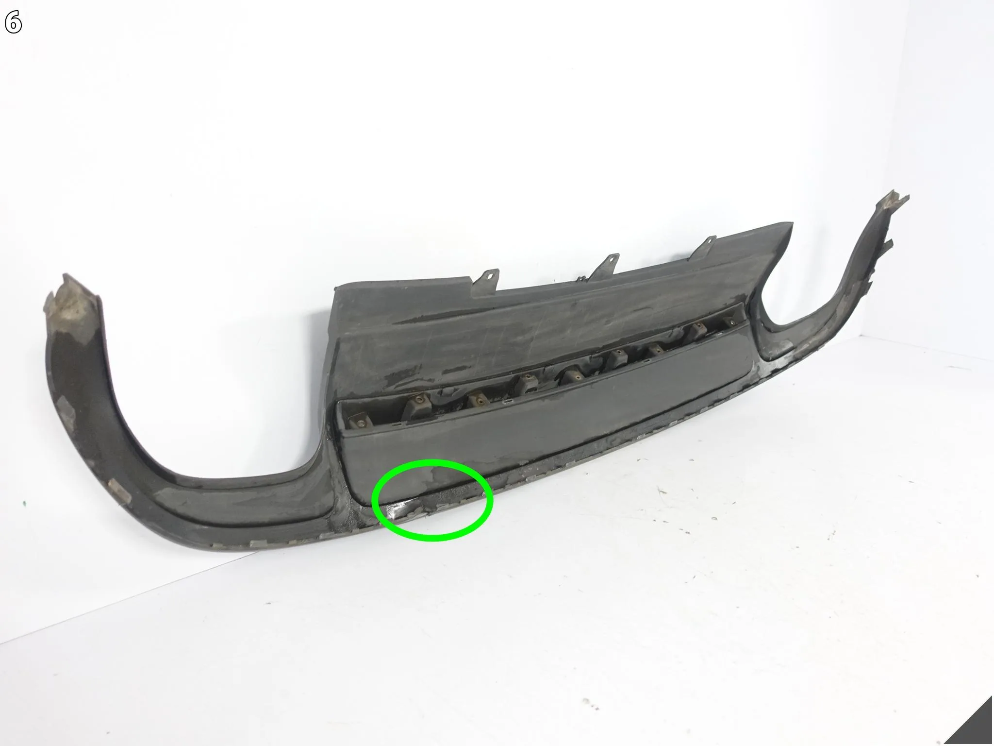 AUDI A4 S-LINE S4 B8 8K0 08-12 SPOILER DOKŁADKA DYFUZOR W ZDERZAK TYŁ 36122725018d75daf3095ec56a599a06