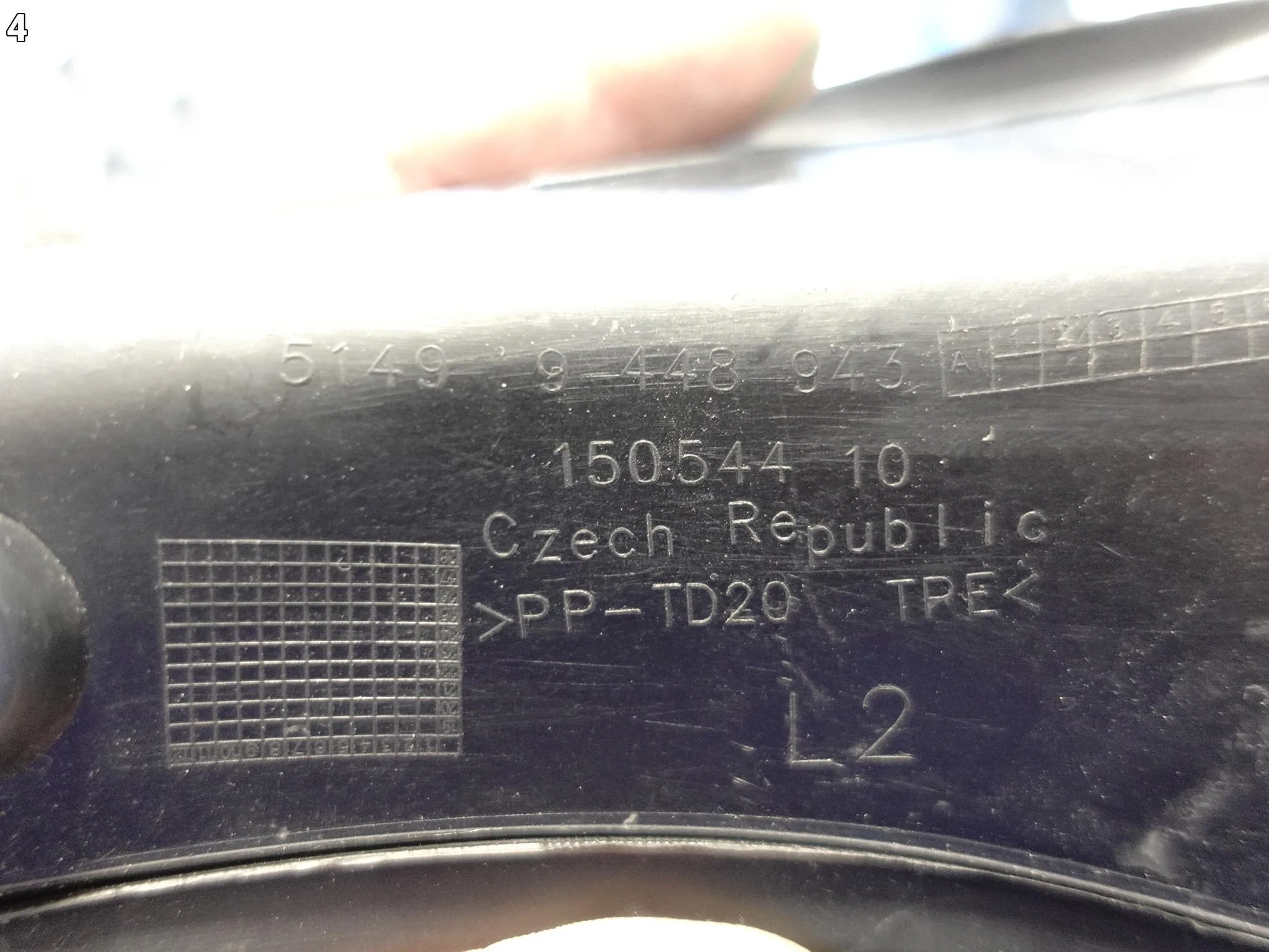 BMW 5 G30 M5 F90 LIFT LCI 20-23 RYNIENKA ODPŁYW LISTWA BŁOTNIK TYŁ LEWA bae9a82d8490d0365ea162c48533a185