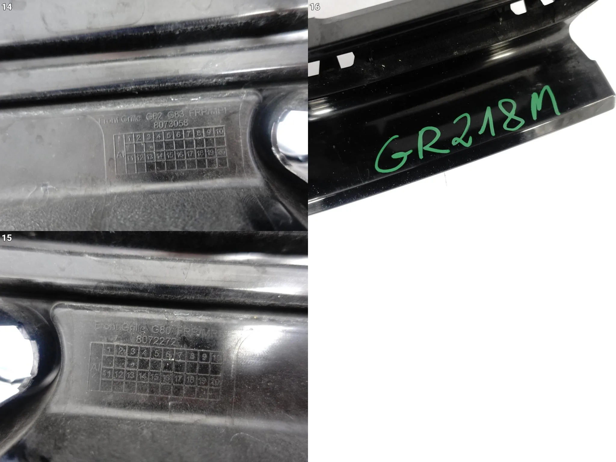 BMW M4 G82 G83 M3 G80 G81 M-POWER COMPETITION GRILL ATRAPA ZDERZAK PRZÓD 01f3841ff9b26e0285144d33ee5f9279