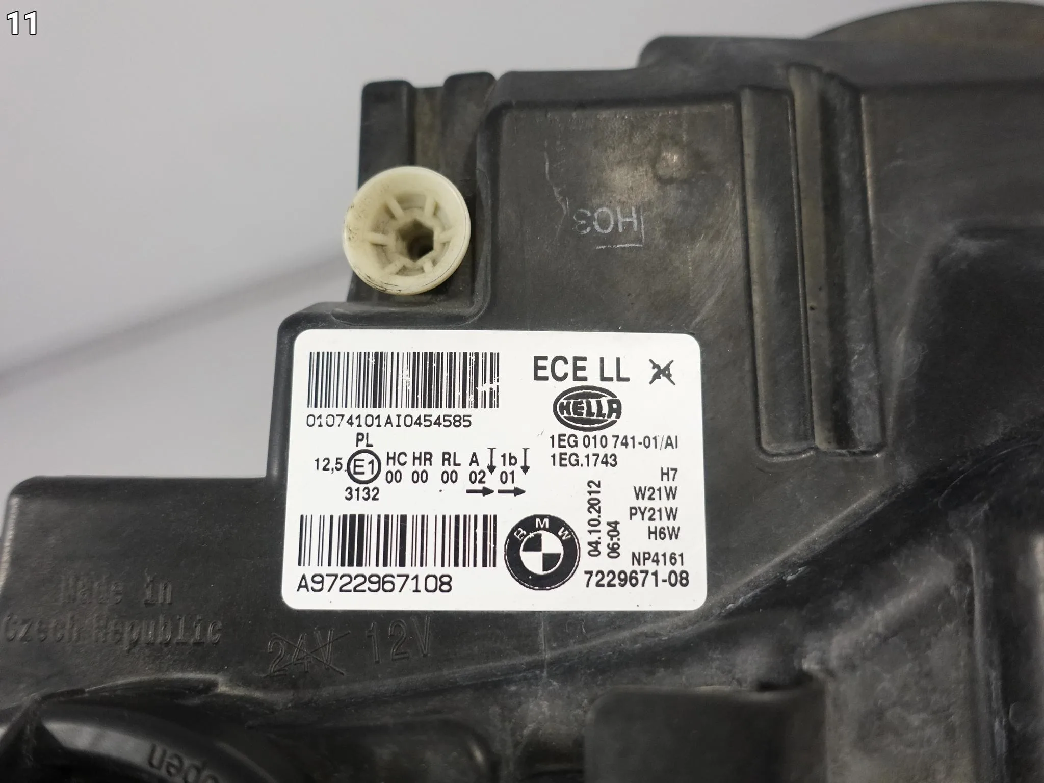 BMW 1 F20 F21 11-15 VFL LAMPA ZWYKŁA HALOGEN H7 LEWA PRZÓD EUROPA 8ba263d96545132ad3393f3bfecac603