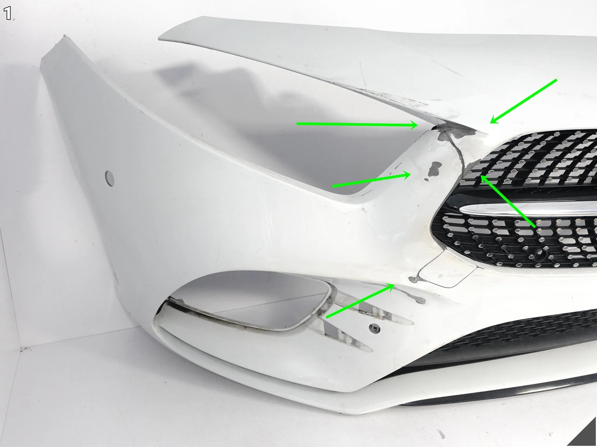 MERCEDES A-KLASA W177 AMG 18-23 ZDERZAK + KRATKA + GRILL + LISTWA PRZÓD PDC 9d135dc52c6398587cd19b384ac9b50c