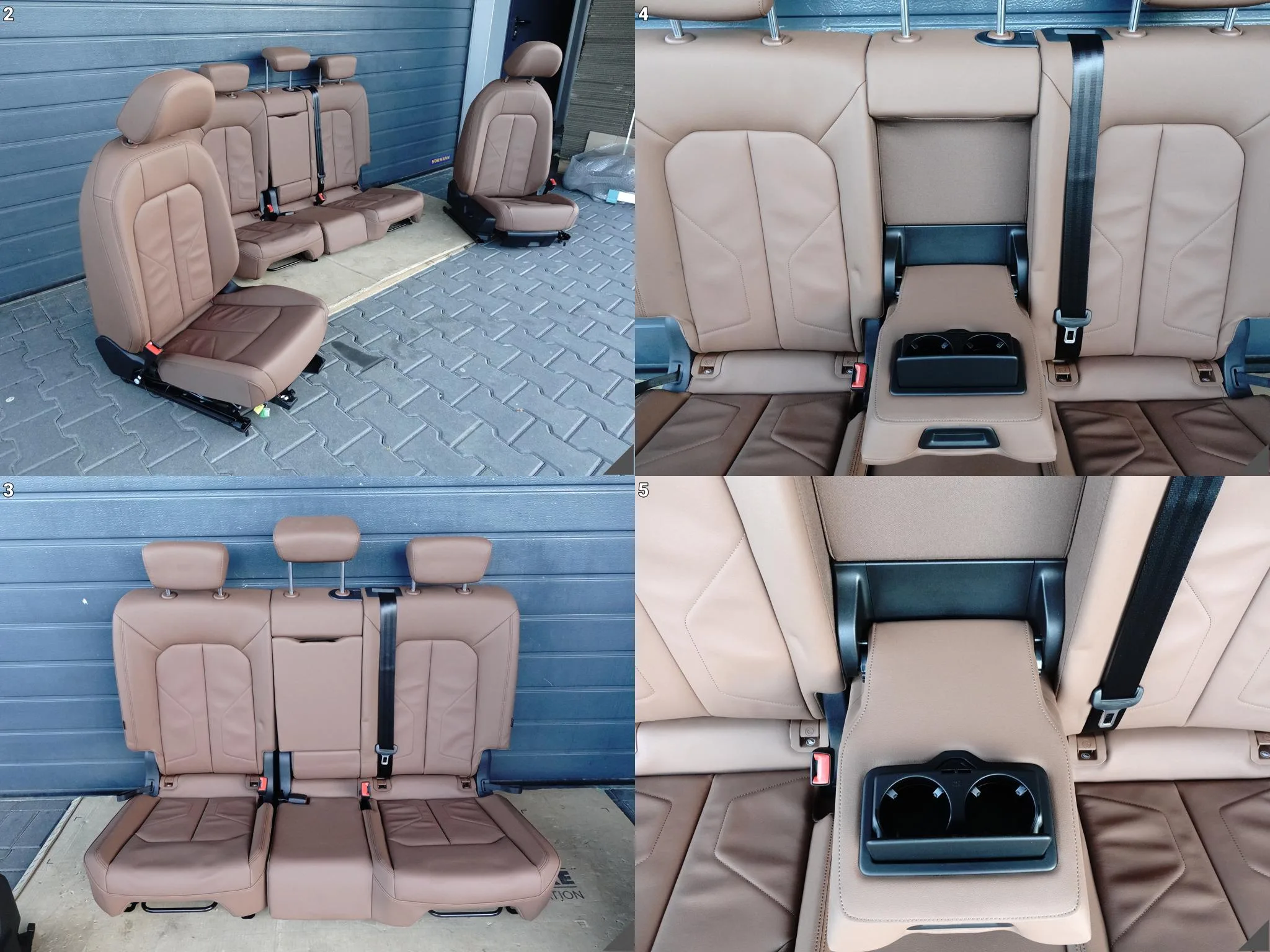 AUDI Q3 83A F3 18-25 KOMPLET FOTELI KANAPA PRZÓD TYŁ SKÓRA OKAPI BRAUN 985fb36ca6f9d7b5550885aa8523a2c9