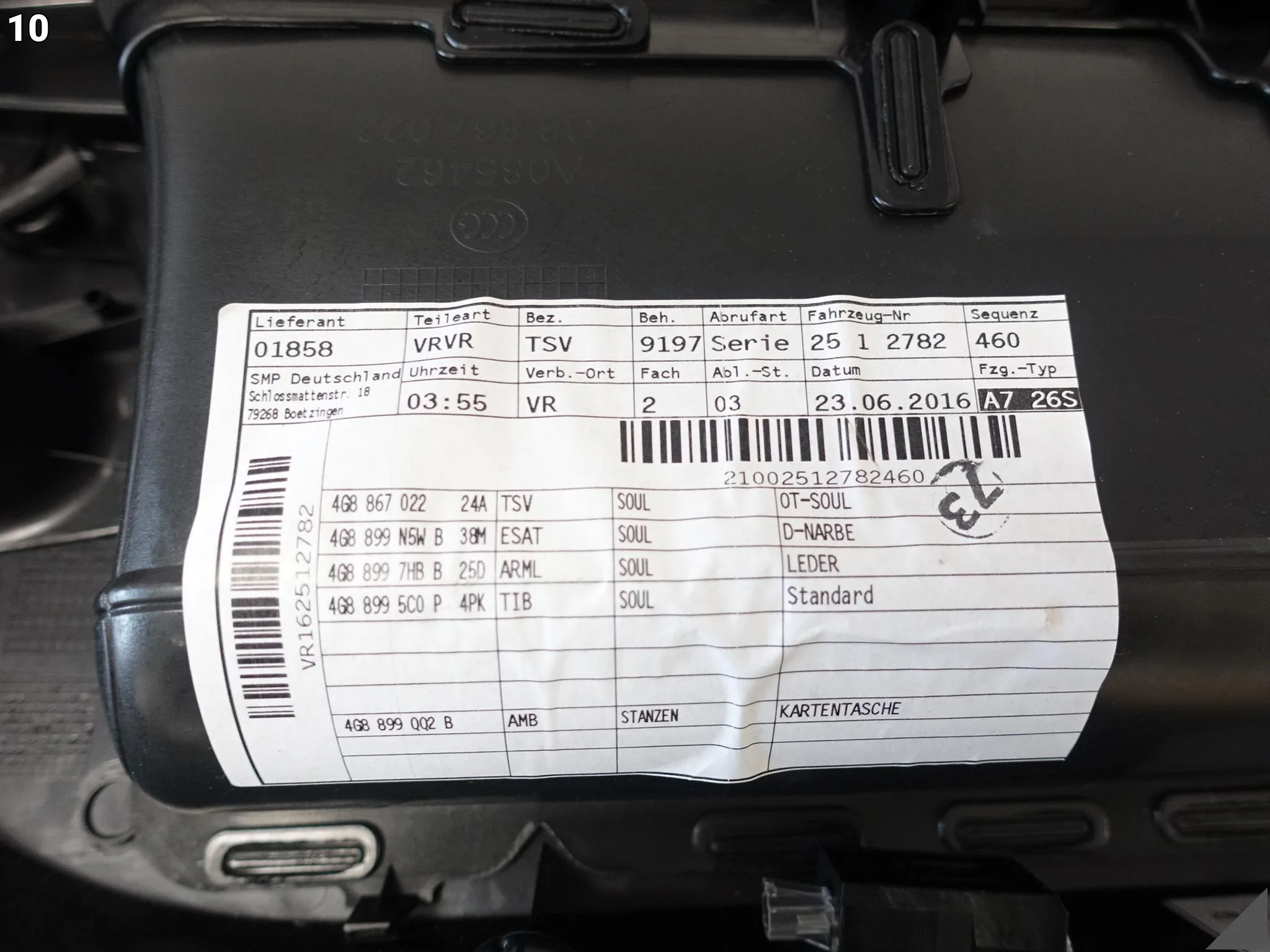 AUDI A7 S7 RS7 4G8 C7 10-18 TAPICERKA BOCZEK DRZWI PRAWA PRZÓD SOUL b6be076d7f68950ff7b37bdae8b7302f