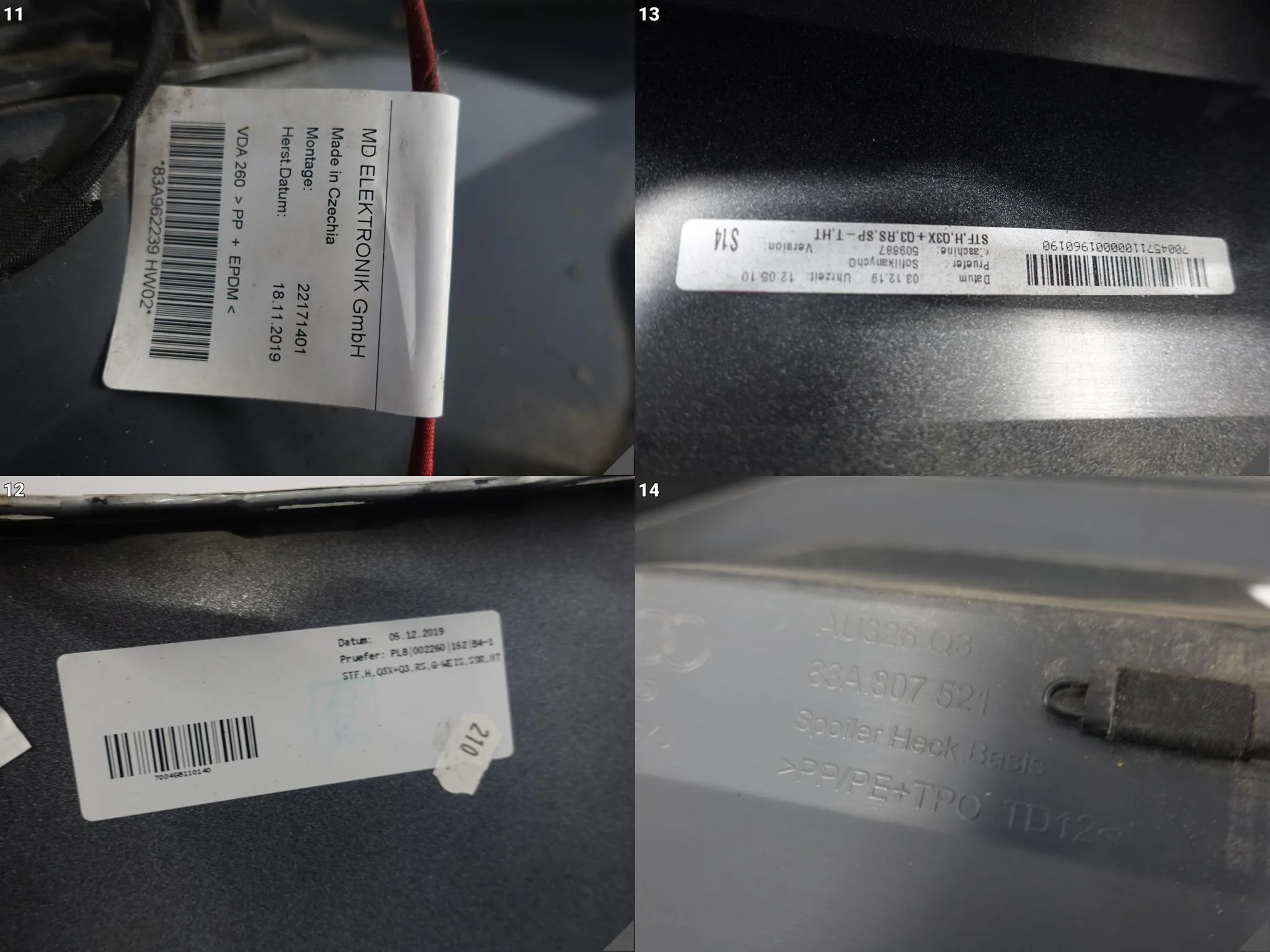 AUDI Q3 83A F3 18-25 ZDERZAK SPOILER BASIS TYŁ 4XPDC DEMONTAŻ 24KM LS9R S9R d2e0dc3de9cfef07521b1a5fee17f509