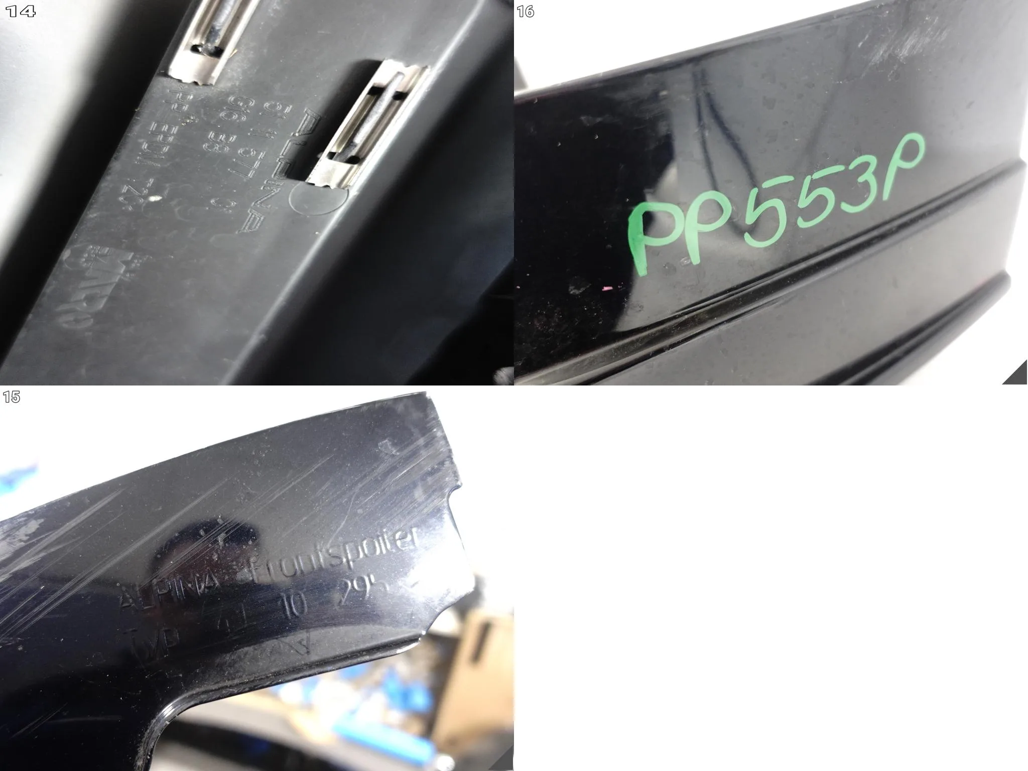 BMW 8 G14 G15 G16 ALPINA B8 M-PAKIET MSP SPORT ZDERZAK SPOILER PRZÓD fe7a2080b9562632a3b00452dcdef57f