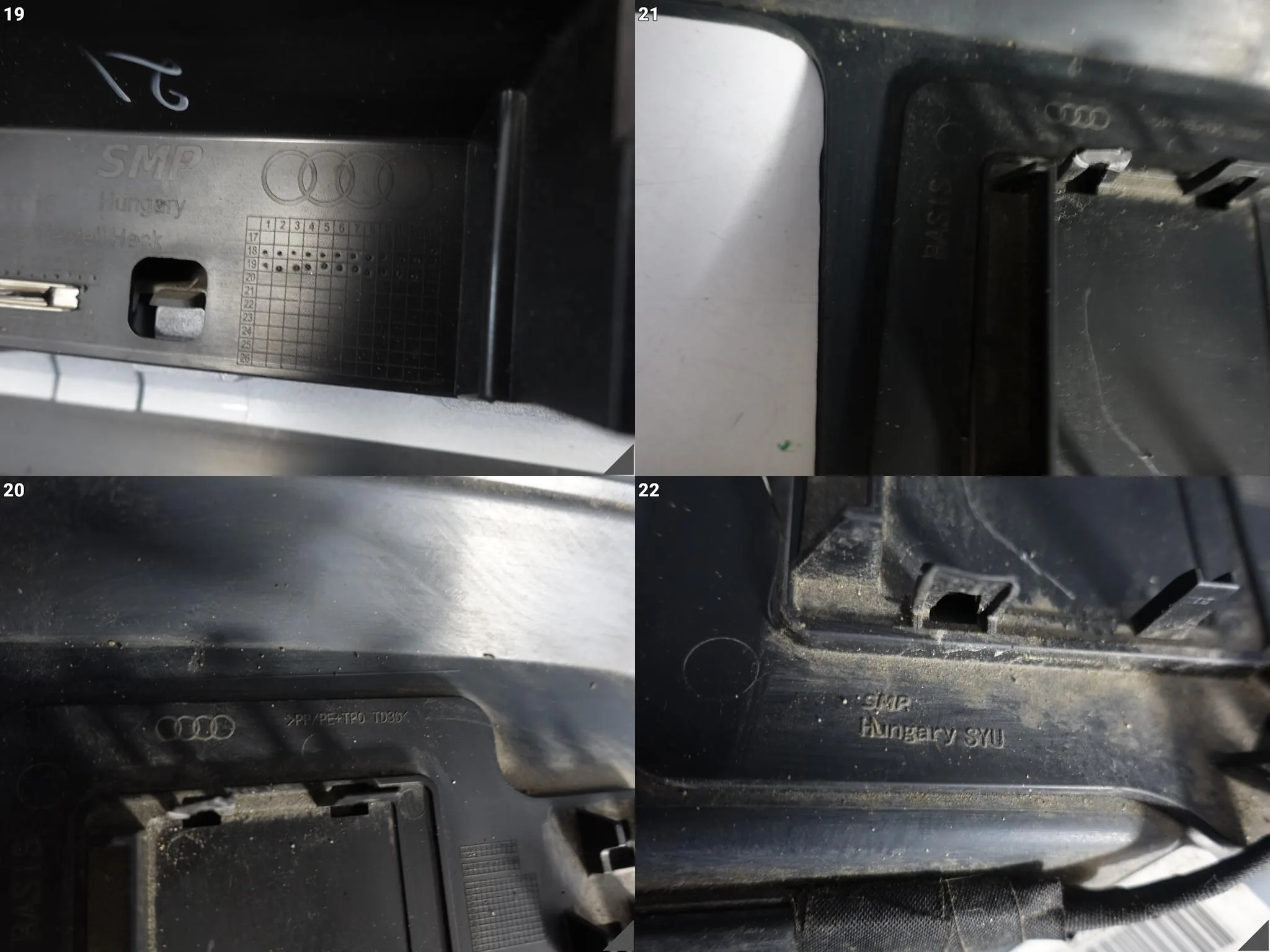 AUDI Q3 83A F3 18-25 ZDERZAK SPOILER BASIS TYŁ 4XPDC DEMONTAŻ 24KM LS9R S9R fc65e71e7816574f984aafb54fa30a44