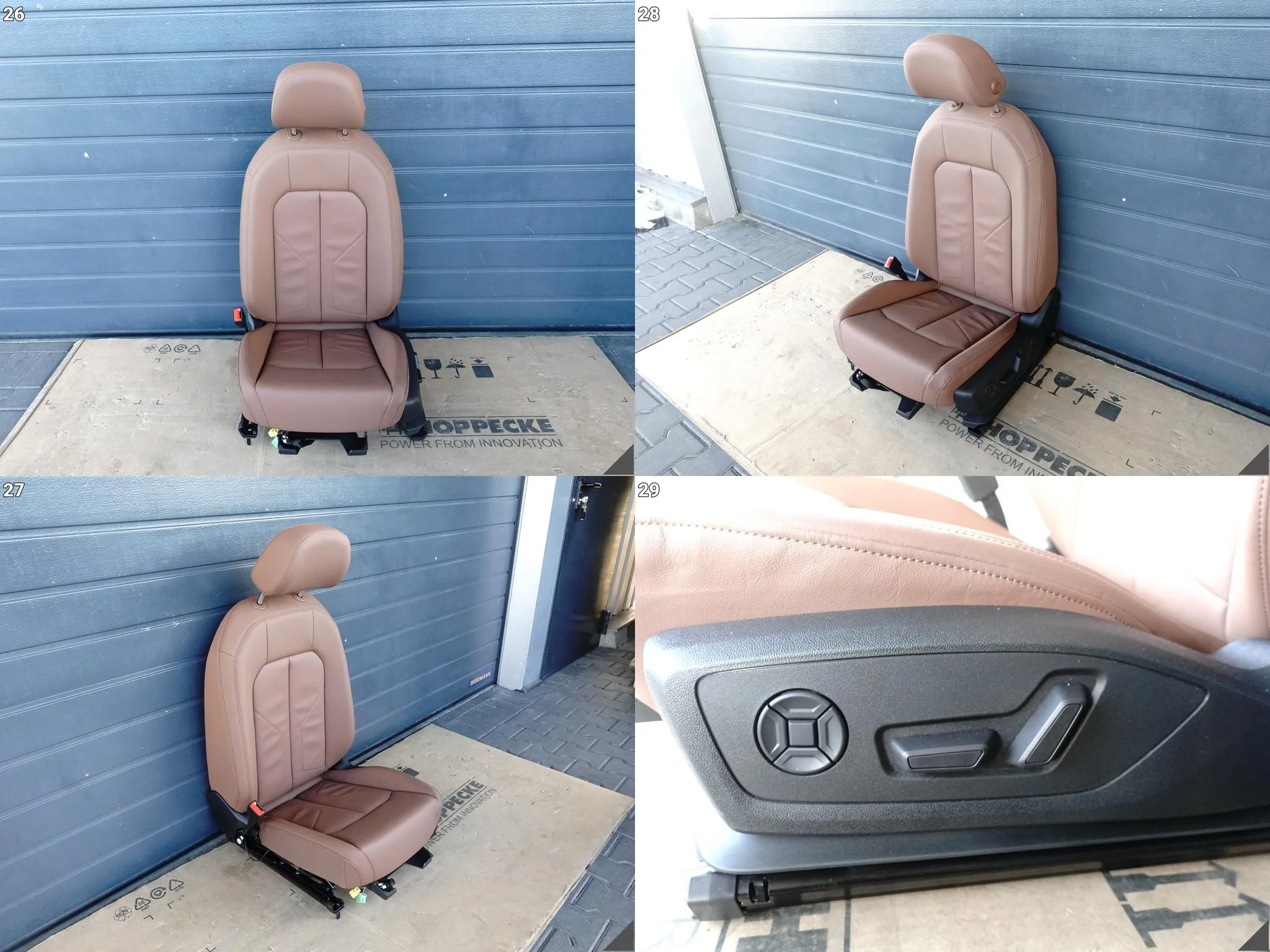 AUDI Q3 83A F3 18-25 KOMPLET FOTELI KANAPA PRZÓD TYŁ SKÓRA OKAPI BRAUN 36837c87f5bb02f12d1c02fd59108c82