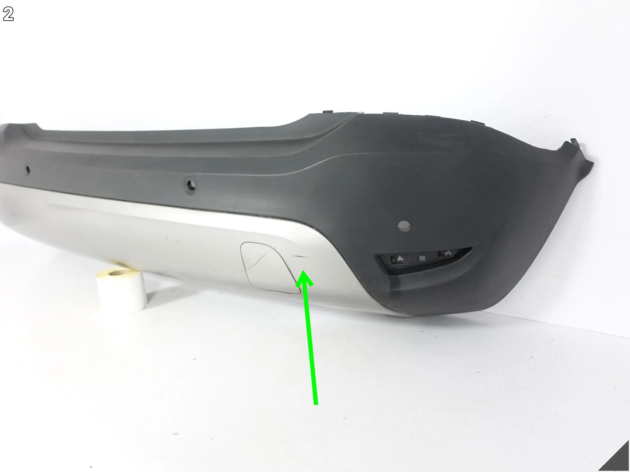 OPEL CROSSLAND X 17-20 ZDERZAK BUMPER + SPOILER ZAŚLEPKA TYŁ (4xPDC) 1a4a4c245b18e2fc6379694c7b1efcab