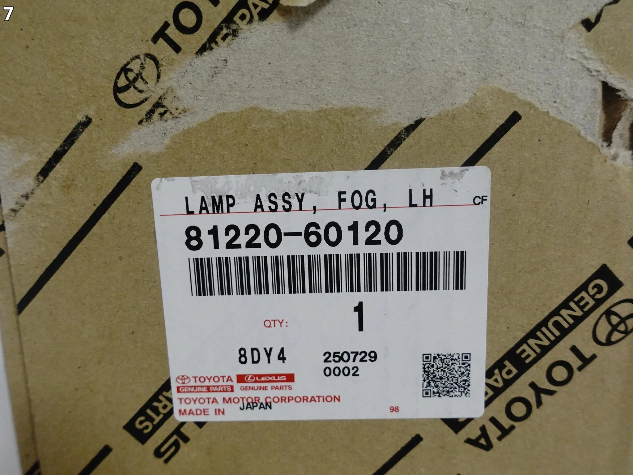 TOYOTA RAV4 IV 4 XA40 12-16 LAND CRUISER LAMPA HALOGEN LEWY W ZDERZAK d0db8b804708279a5d1c7e6345000df0