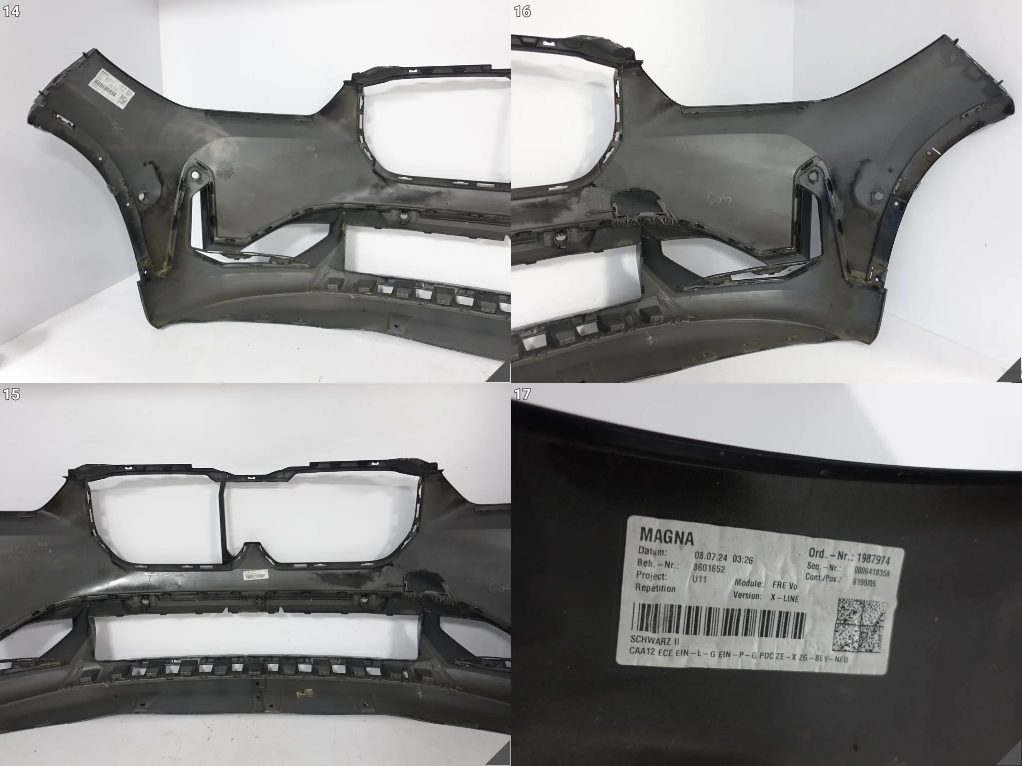 BMW X1 U11 X-LINE 22- ZDERZAK BUMPER + SPOILER + ZAŚLEPKA PRZÓD (6xPDC) c874374de10b694cb0582c1a5c6f79fb