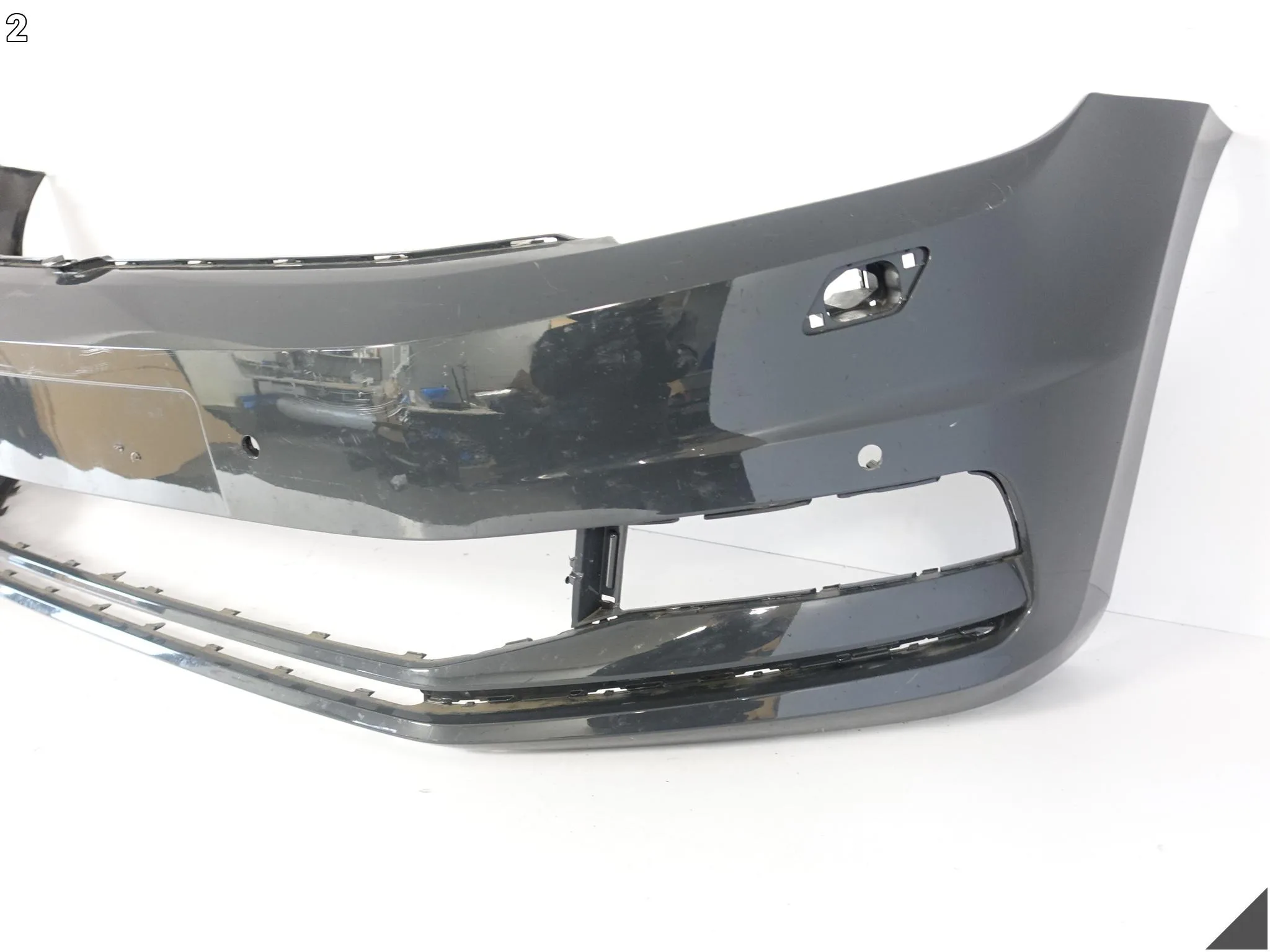 VW TOURAN II 5TA 15- ZDERZAK BUMPER + ZAŚLEPKA PRZÓD (4xPDC/SPRYSKI) cd29348eca50705732525e91caec4fe7