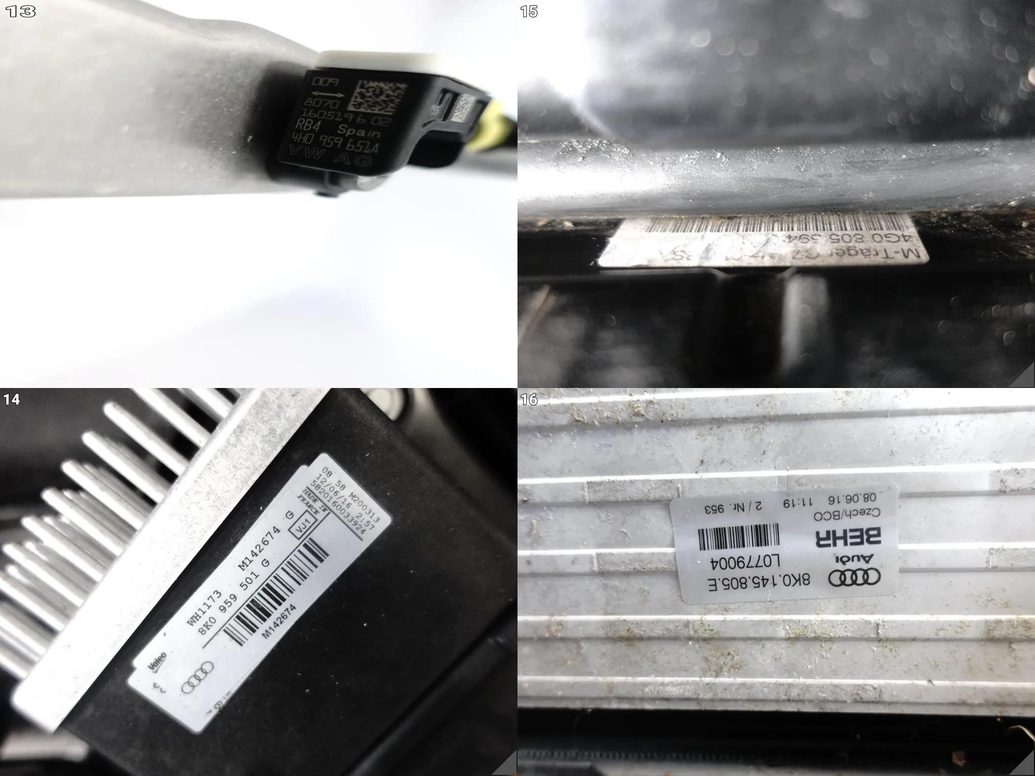 AUDI A7 4G8 A6 4G0 C7 10-18 WZMOCNIENIE PAS CHŁODNICE WENTYLATOR 2.0 TFSI ff9f51b0f6d091b7e4c7b858b8cdd7d0