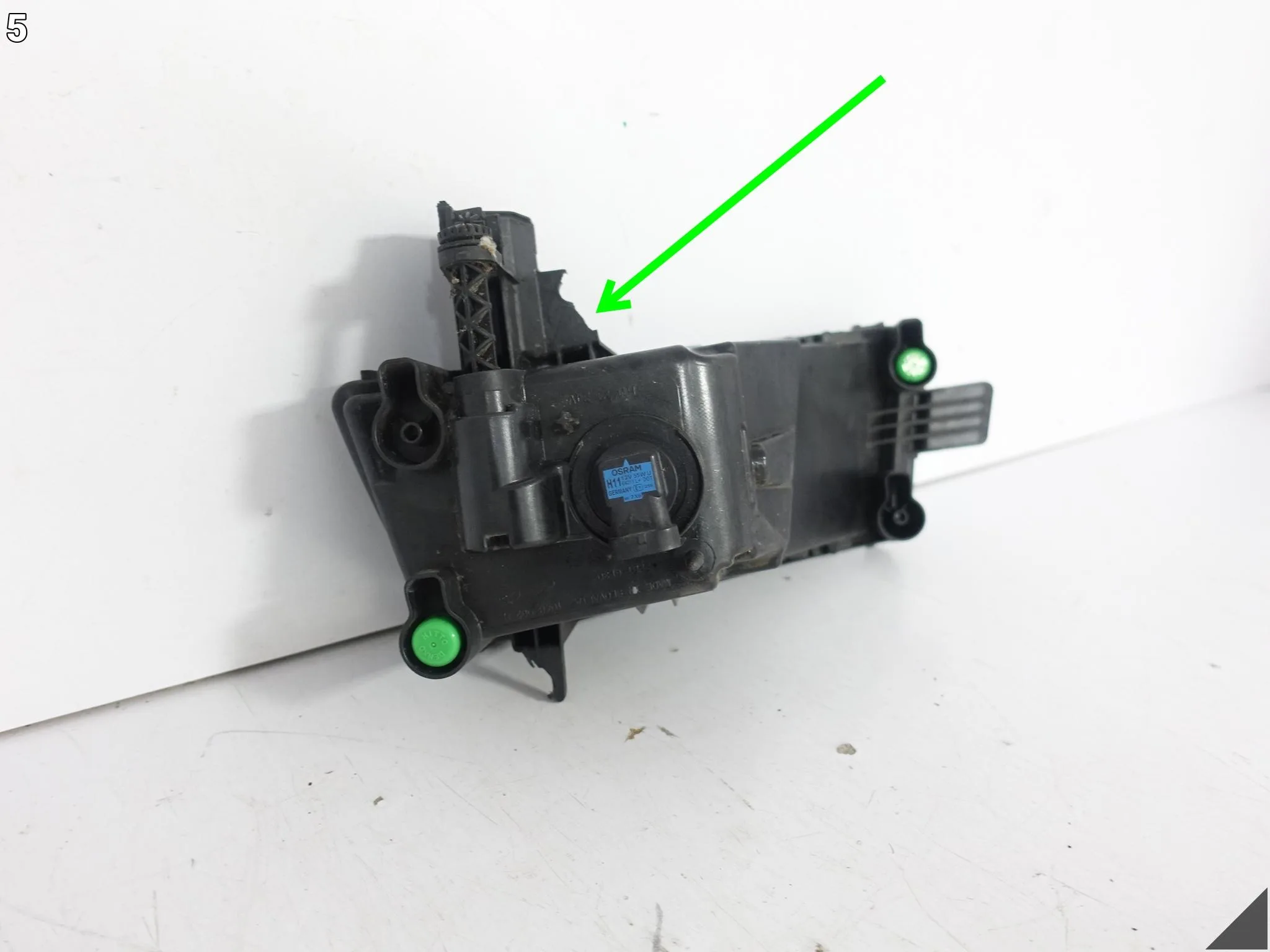 VW TOURAN II 5TA 15- HALOGEN LAMPA W ZDERZAK PRAWA PRZÓD 5TA941662A 35369fddae75ca38de1c8c306255ecb1