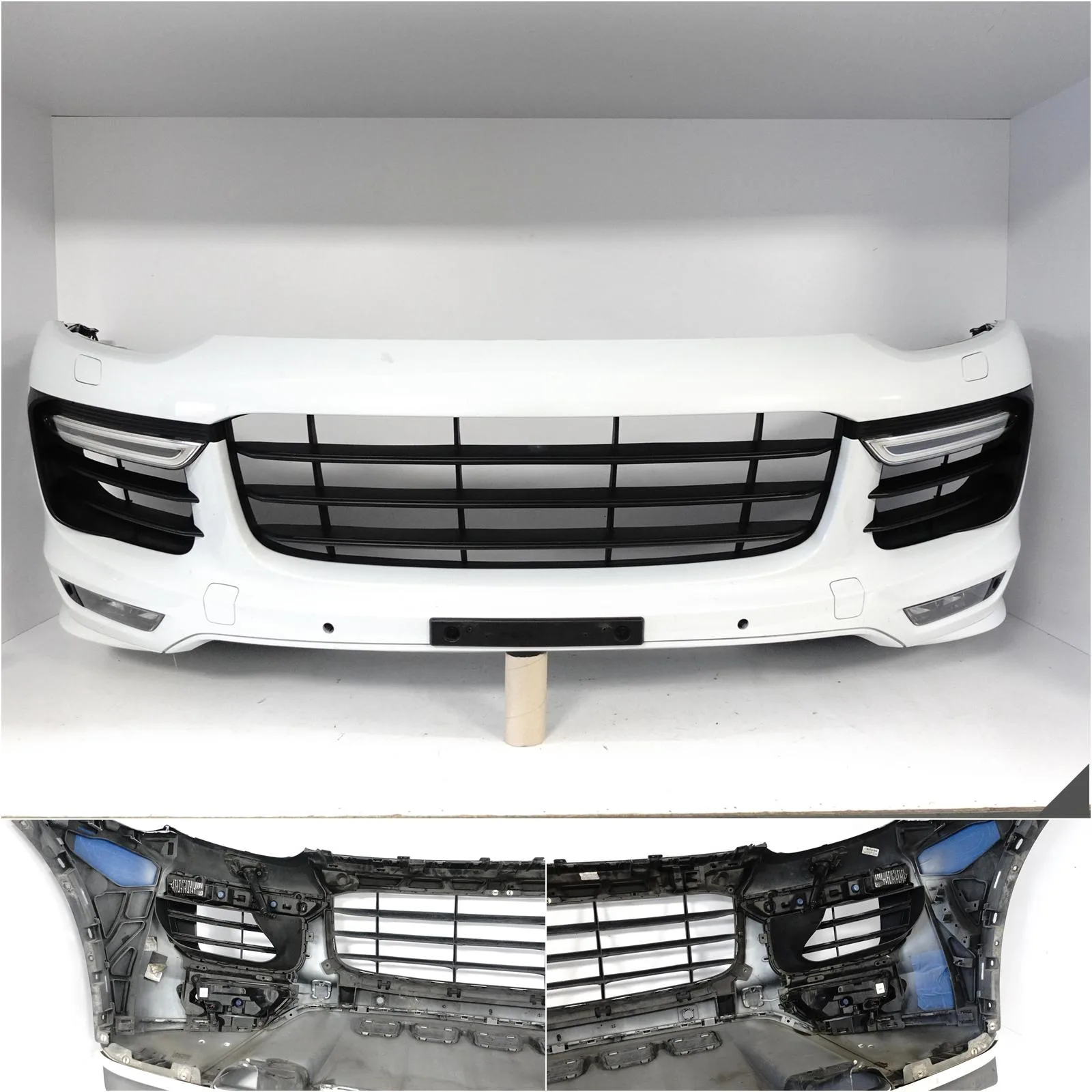 PORSCHE CAYENNE 7P5 LIFT 14-18 TURBO GTS ZDERZAK SPOILER PRZÓD KOMPLETNY 28d0b8de6f8700385dac455c5322725a