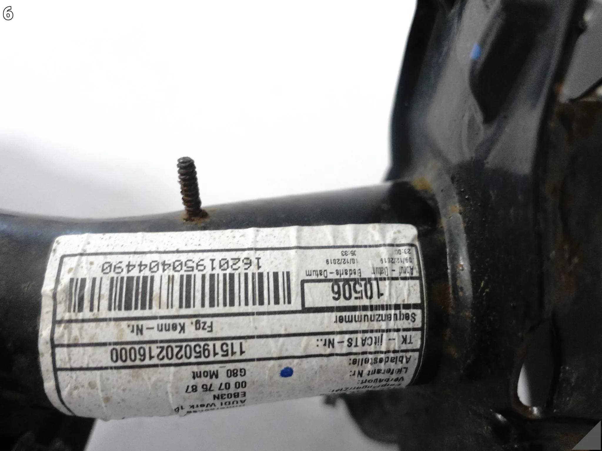 AUDI Q3 83A F3 VW GOLF 5H0 CUPRA SEAT SKODA WÓZEK SANKI BELKA RAMA TYŁ 24KM 7bfb09d5daac1b97168d109614cc65e2