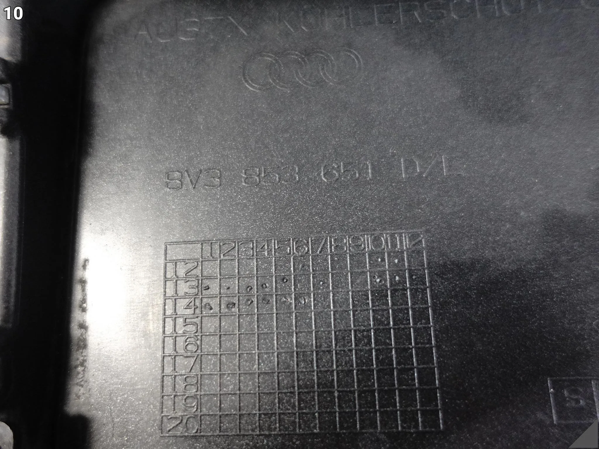 AUDI S3 8V3 8V0 13-16 ZDERZAK GRILL CHROM ATRAPA PRZÓD (PDC/ACC) c7d6752273ca2079ecce3dea416ec008