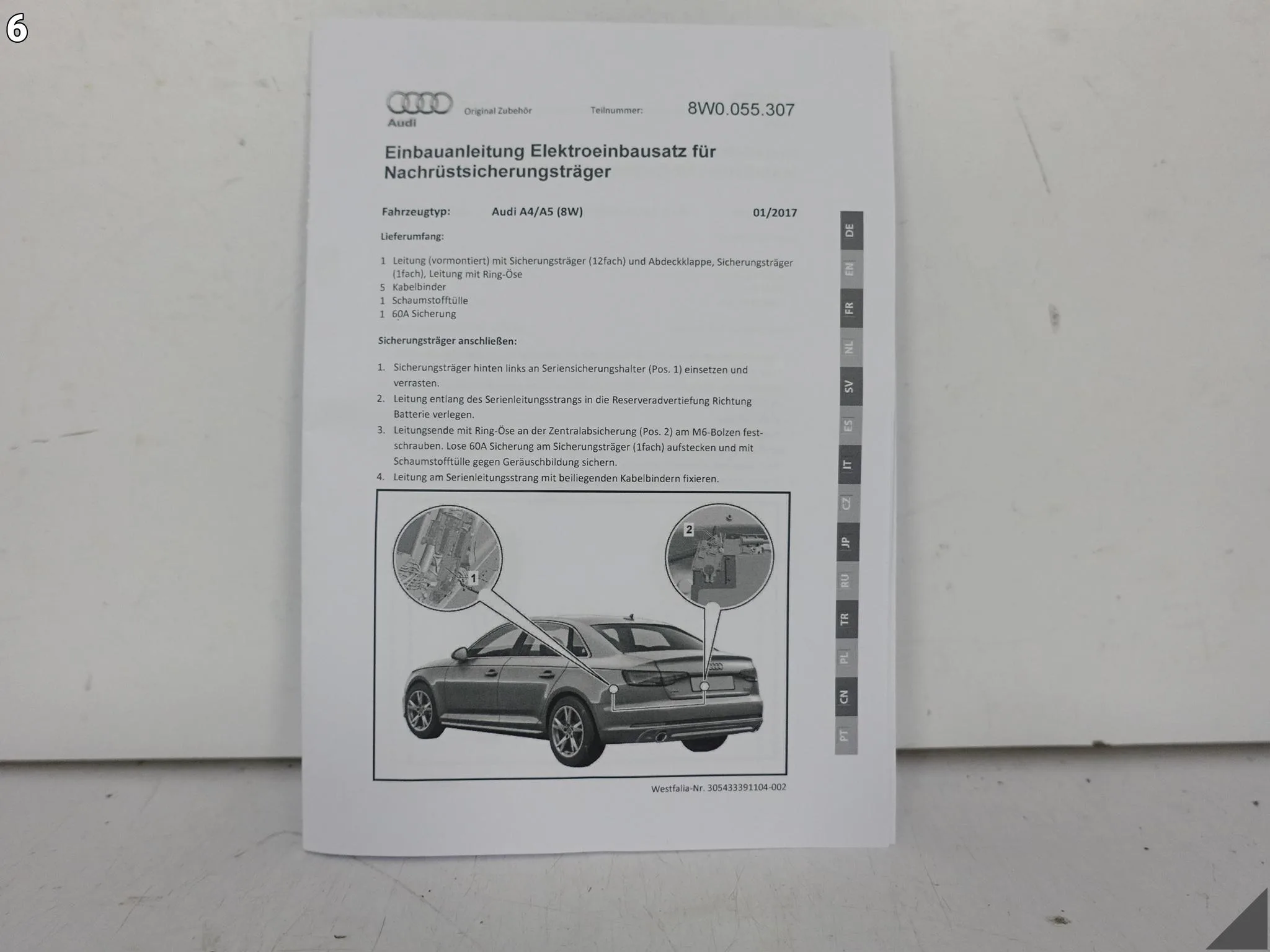 AUDI A4 8W0 A5 8W6 F5 B9 15-24 MOCOWANIE BEZPIECZNIKÓW WIĄZKA INSTALACJA 1199b31521aff591549674b359439de1