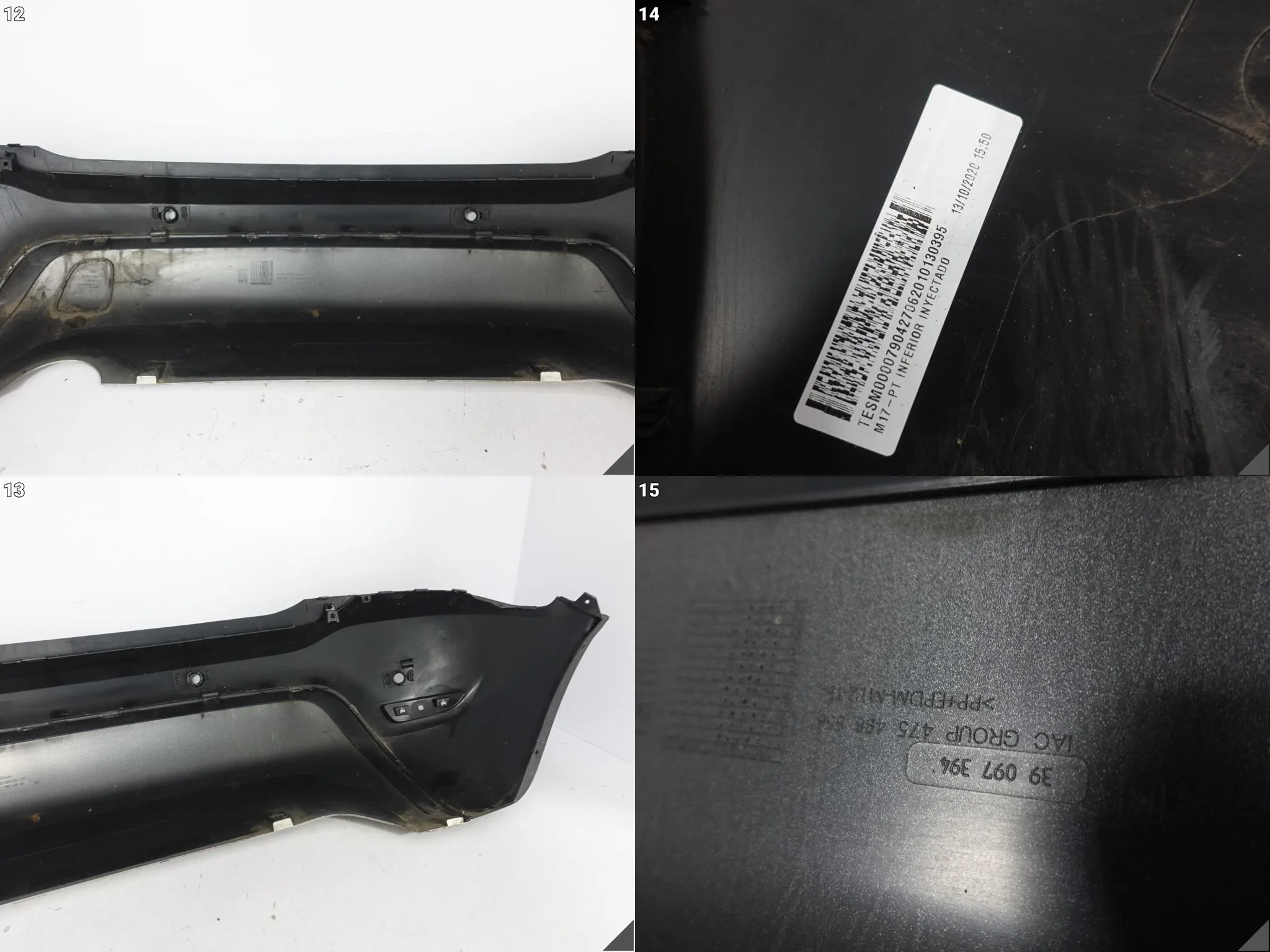 OPEL CROSSLAND X 17-20 ZDERZAK BUMPER + SPOILER ZAŚLEPKA TYŁ (4xPDC) 02ab93a89e0b7aed8cffd9d251ac7b5f